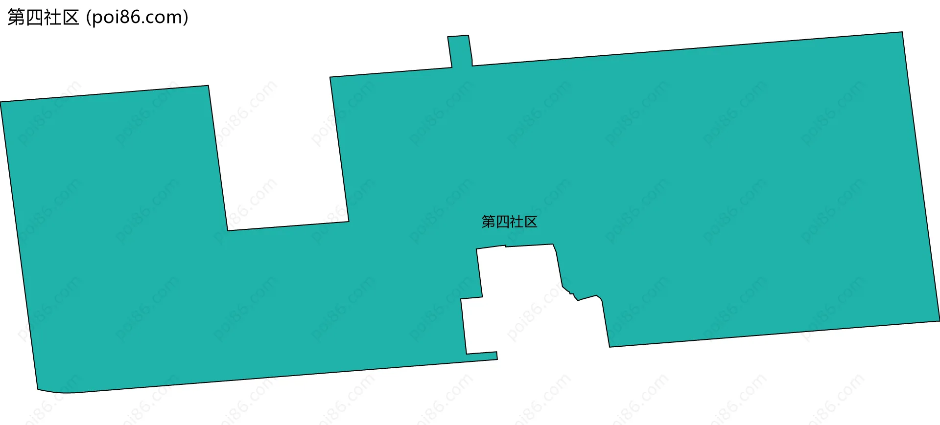 第四社区边界地图