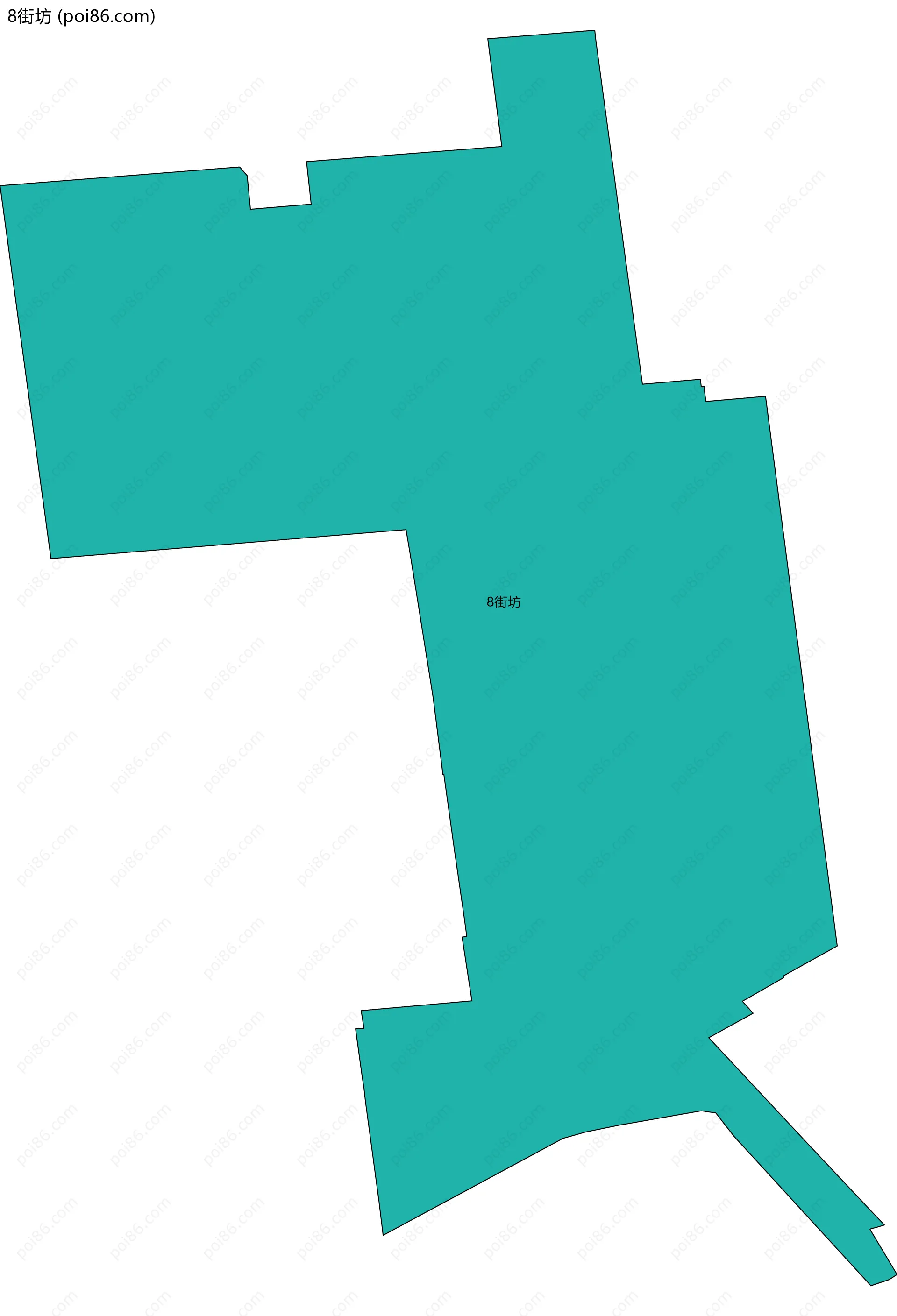 8街坊边界地图