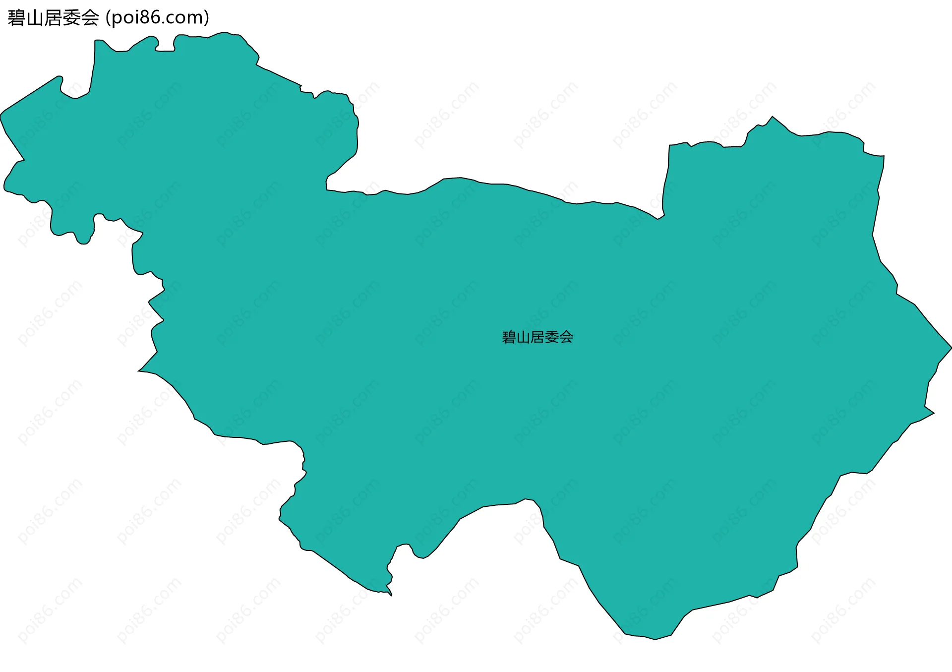 碧山居委会边界地图