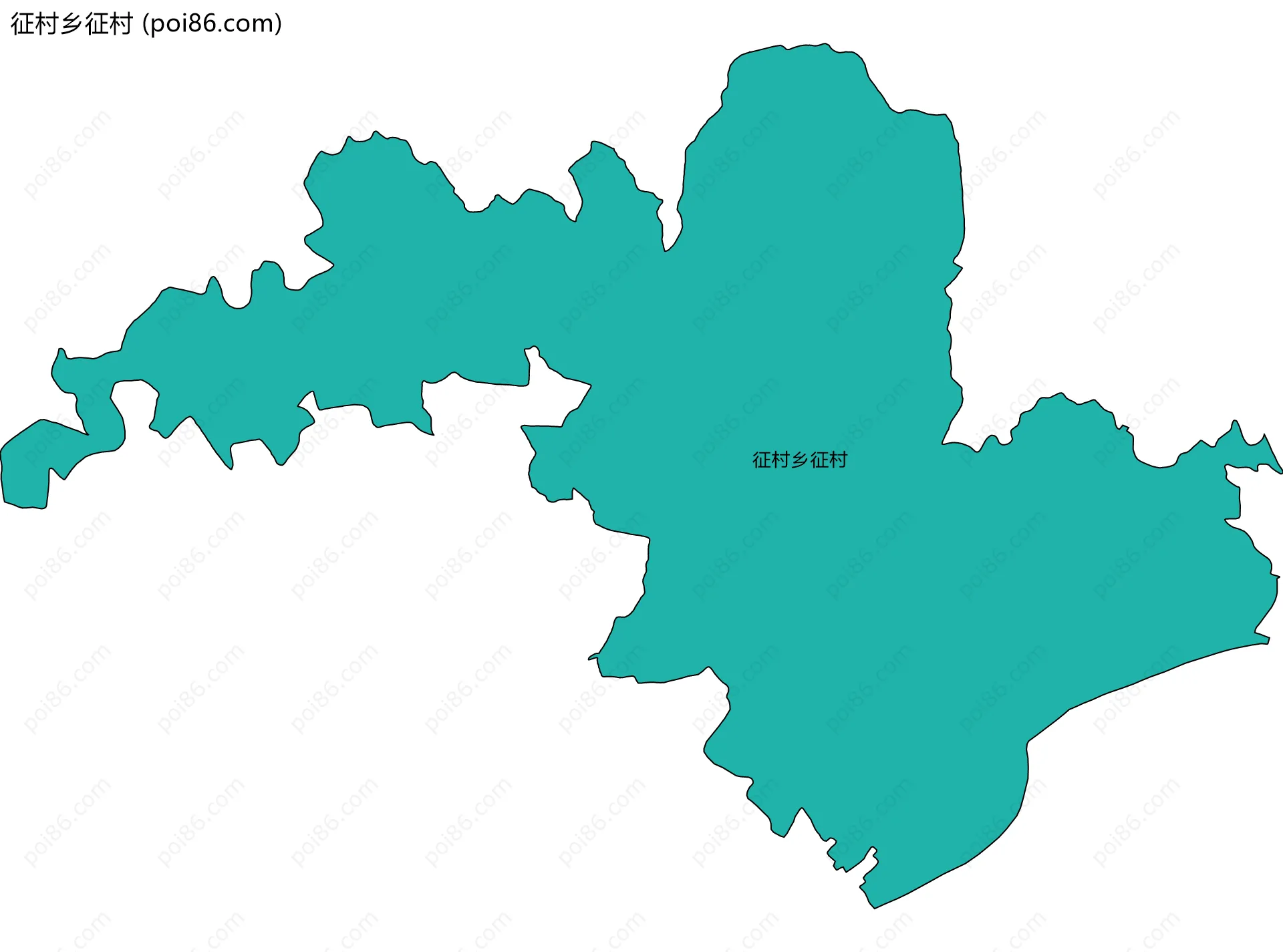 征村乡征村边界地图