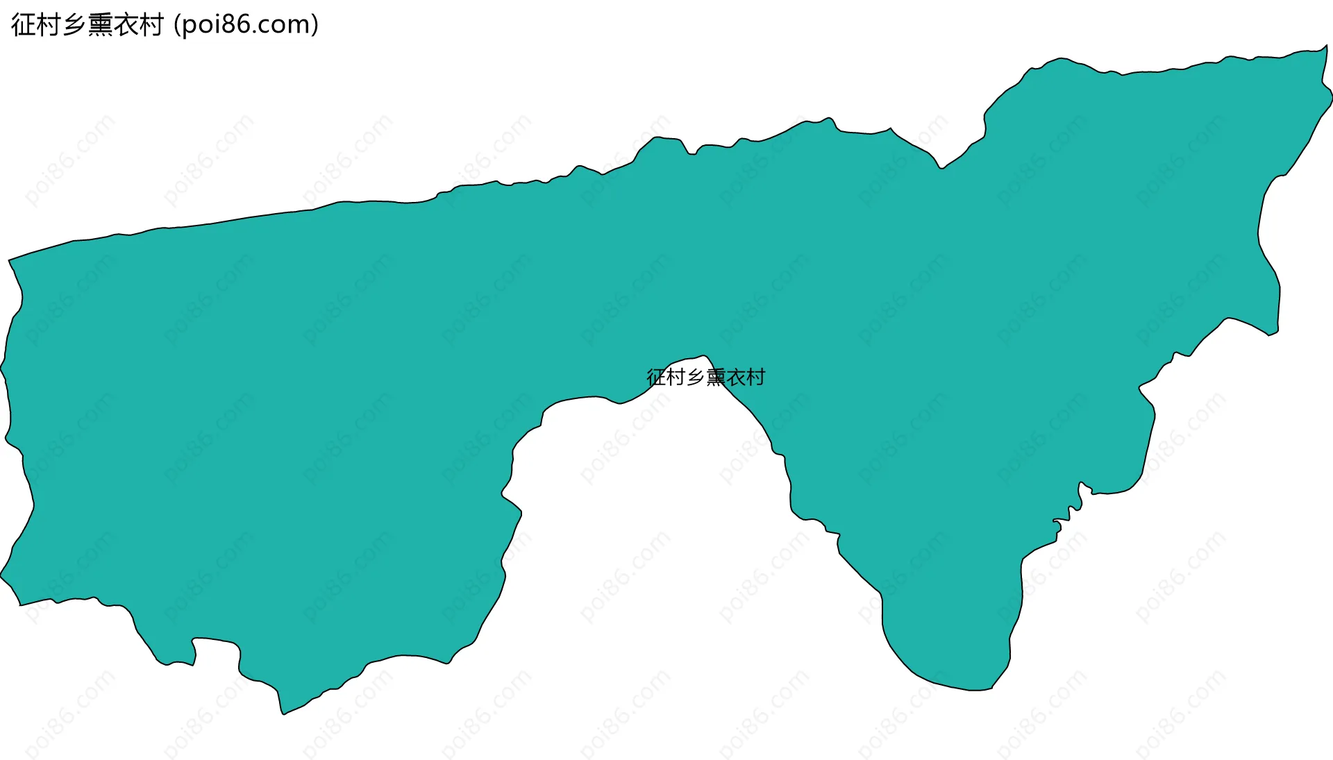 征村乡熏衣村边界地图