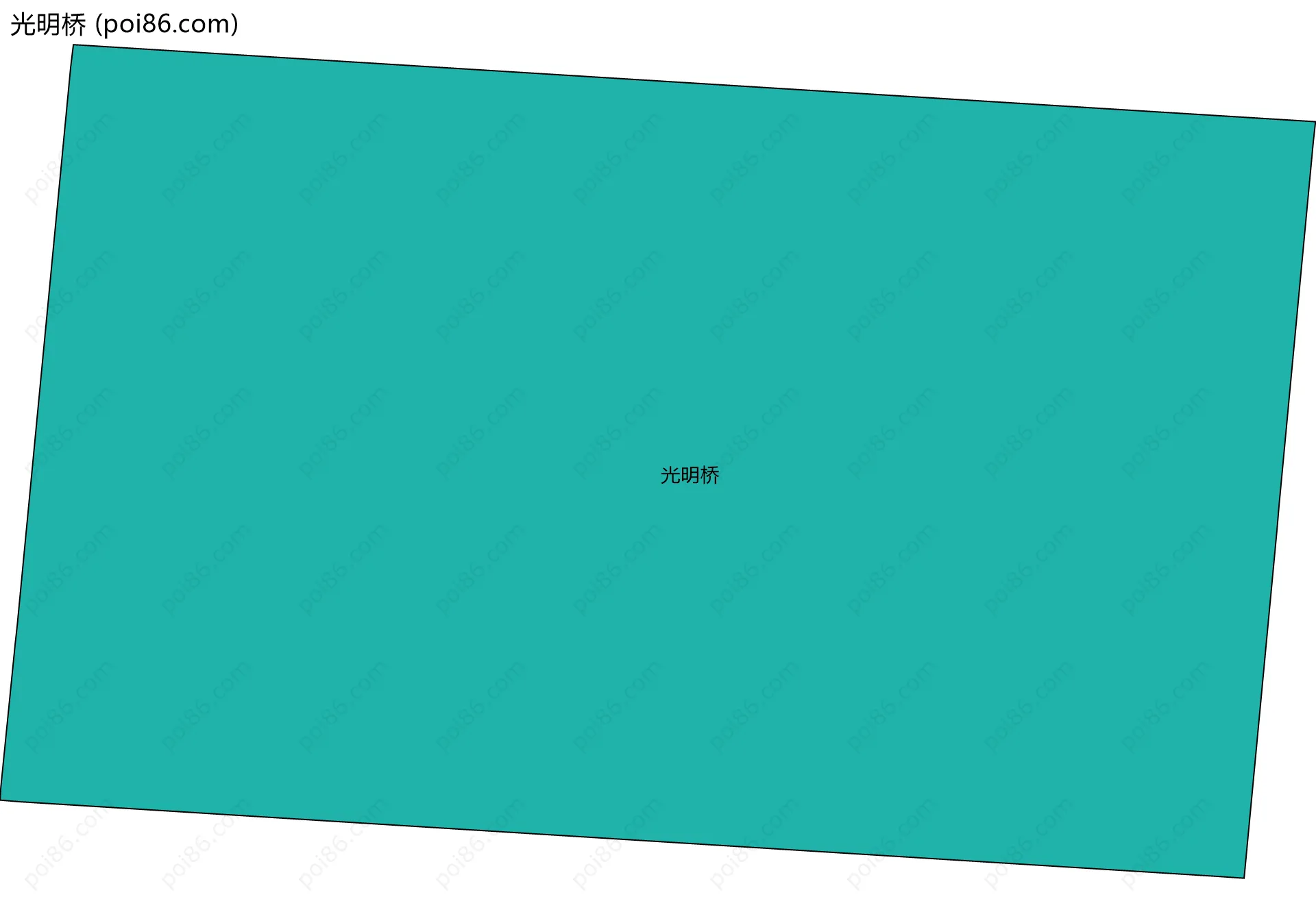 光明桥边界地图