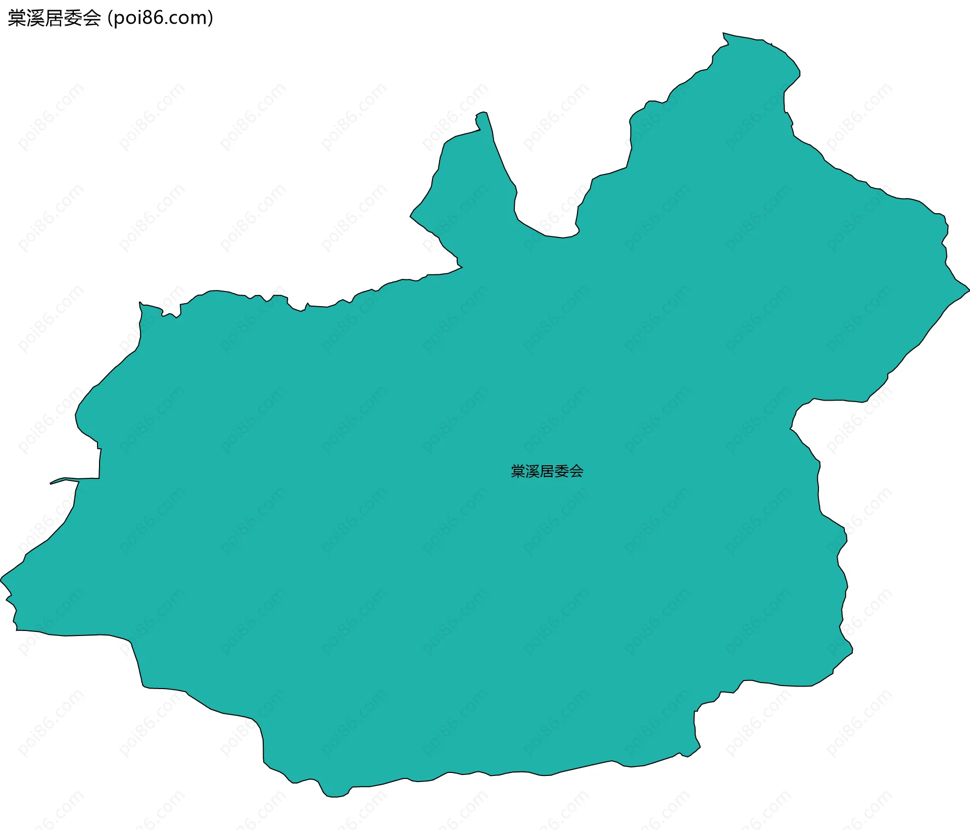 棠溪居委会边界地图