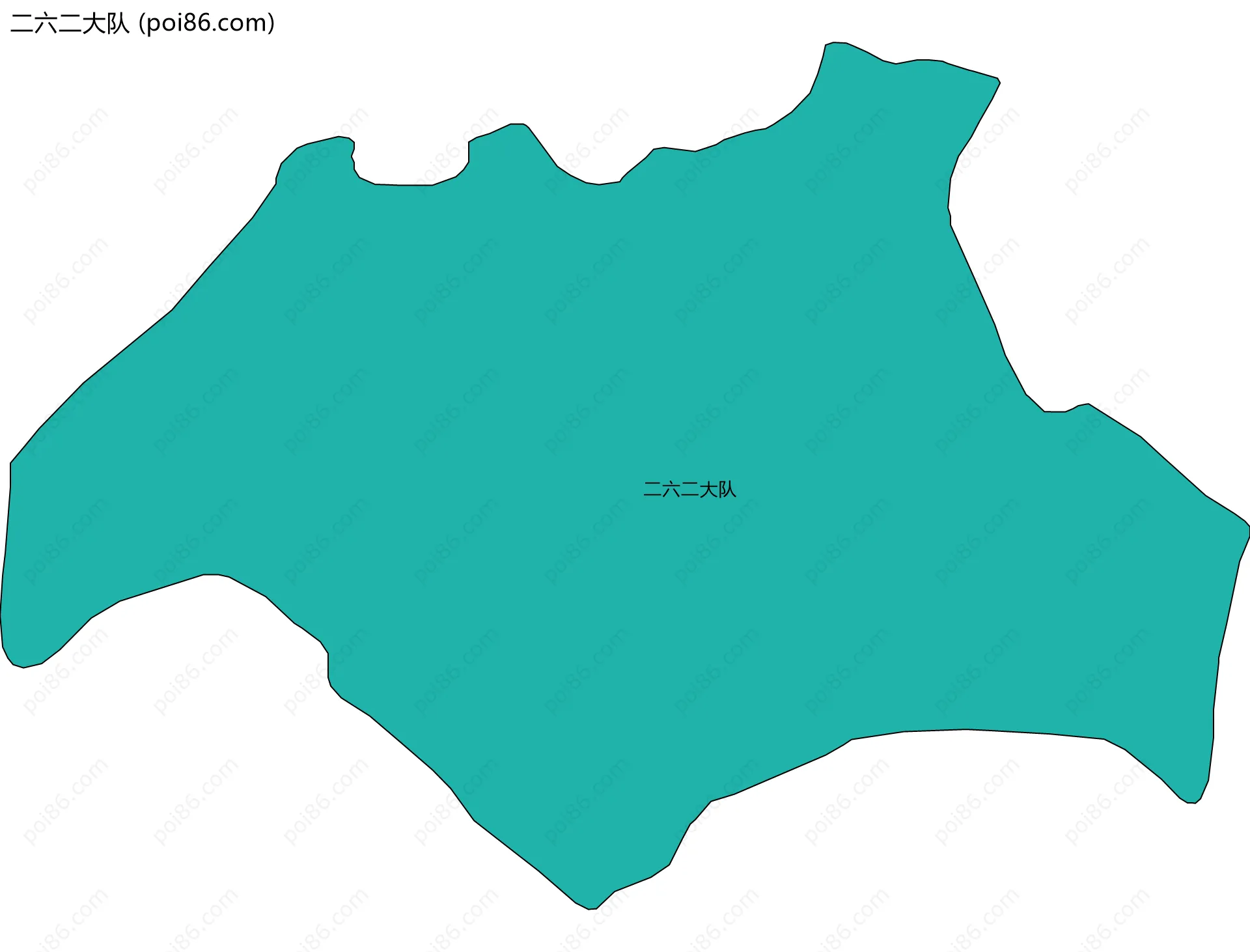 二六二大队边界地图