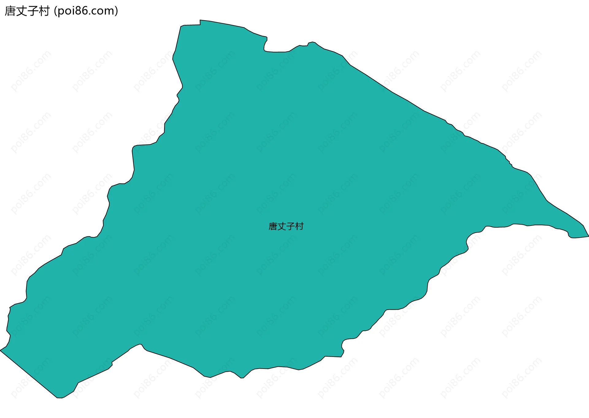 唐丈子村边界地图