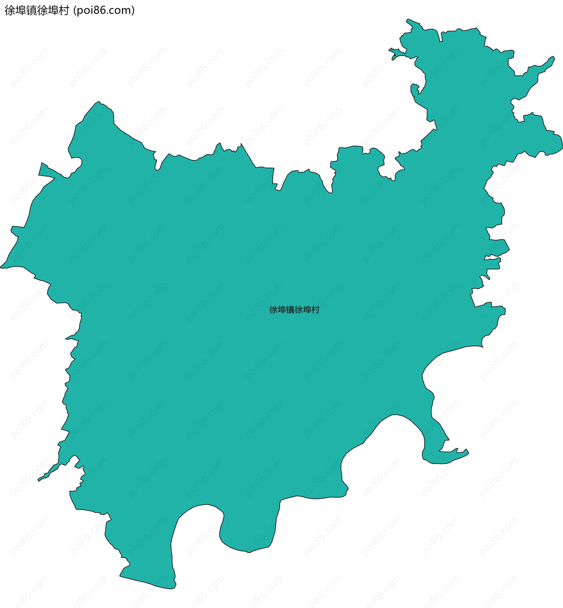 徐埠镇徐埠村边界地图