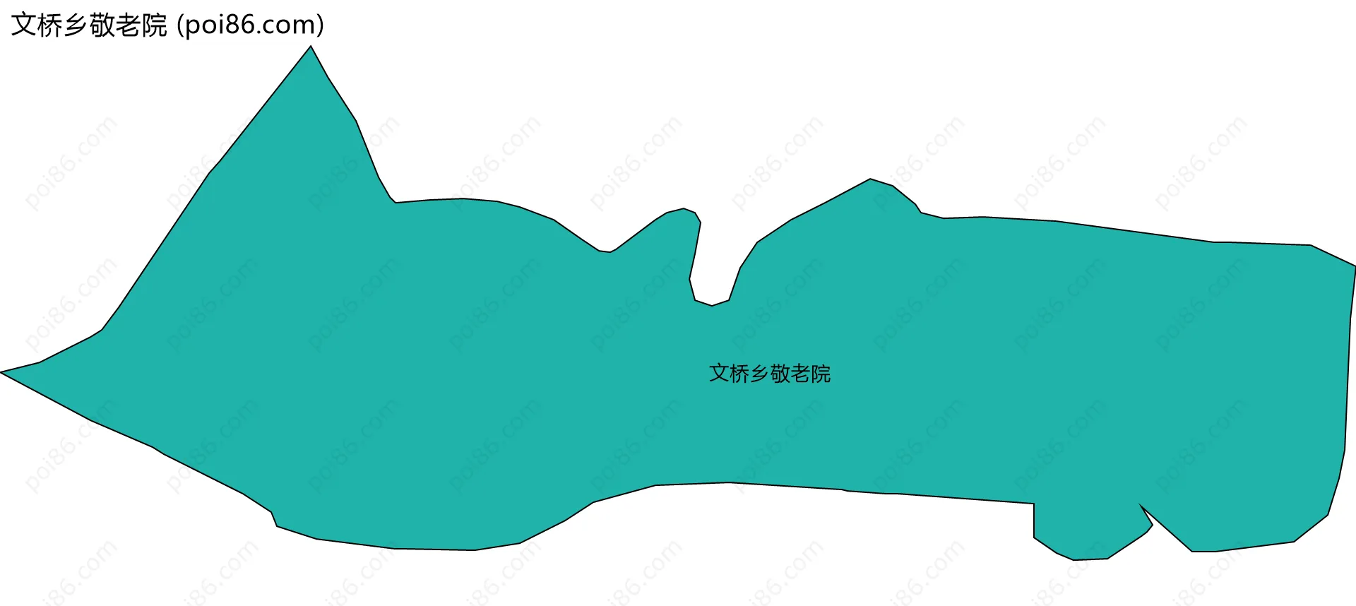 文桥乡敬老院边界地图