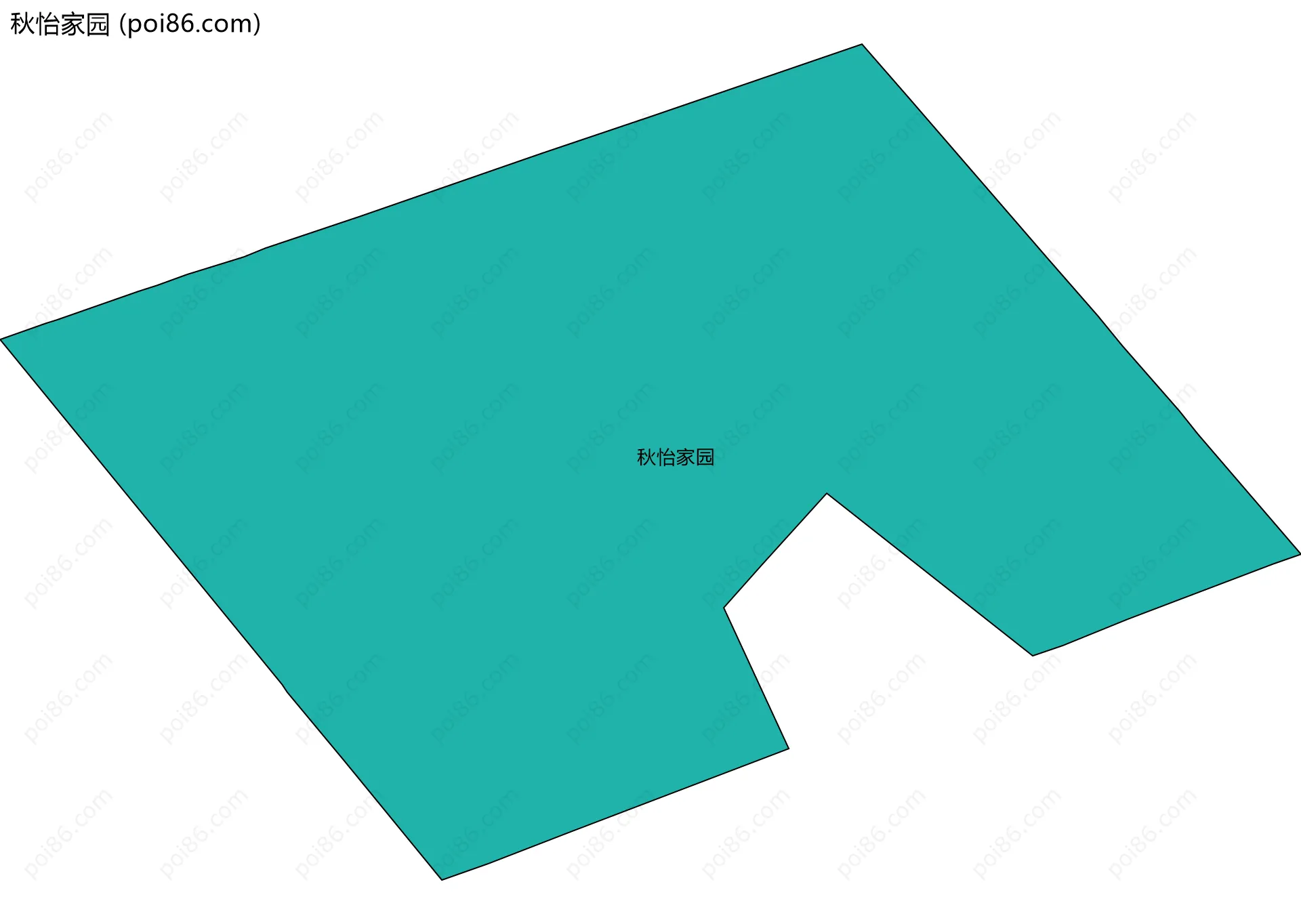 秋怡家园边界地图