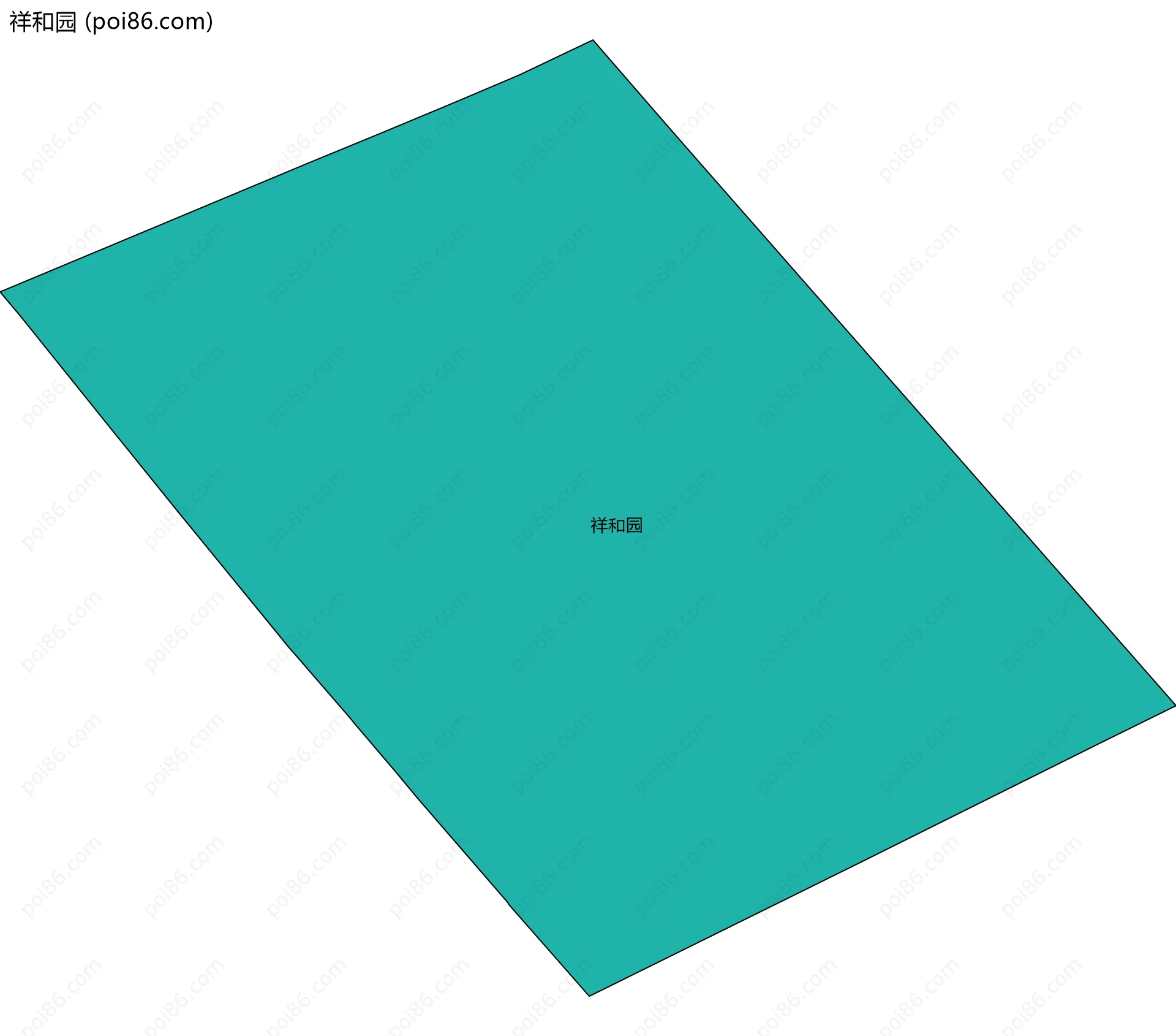 祥和园边界地图