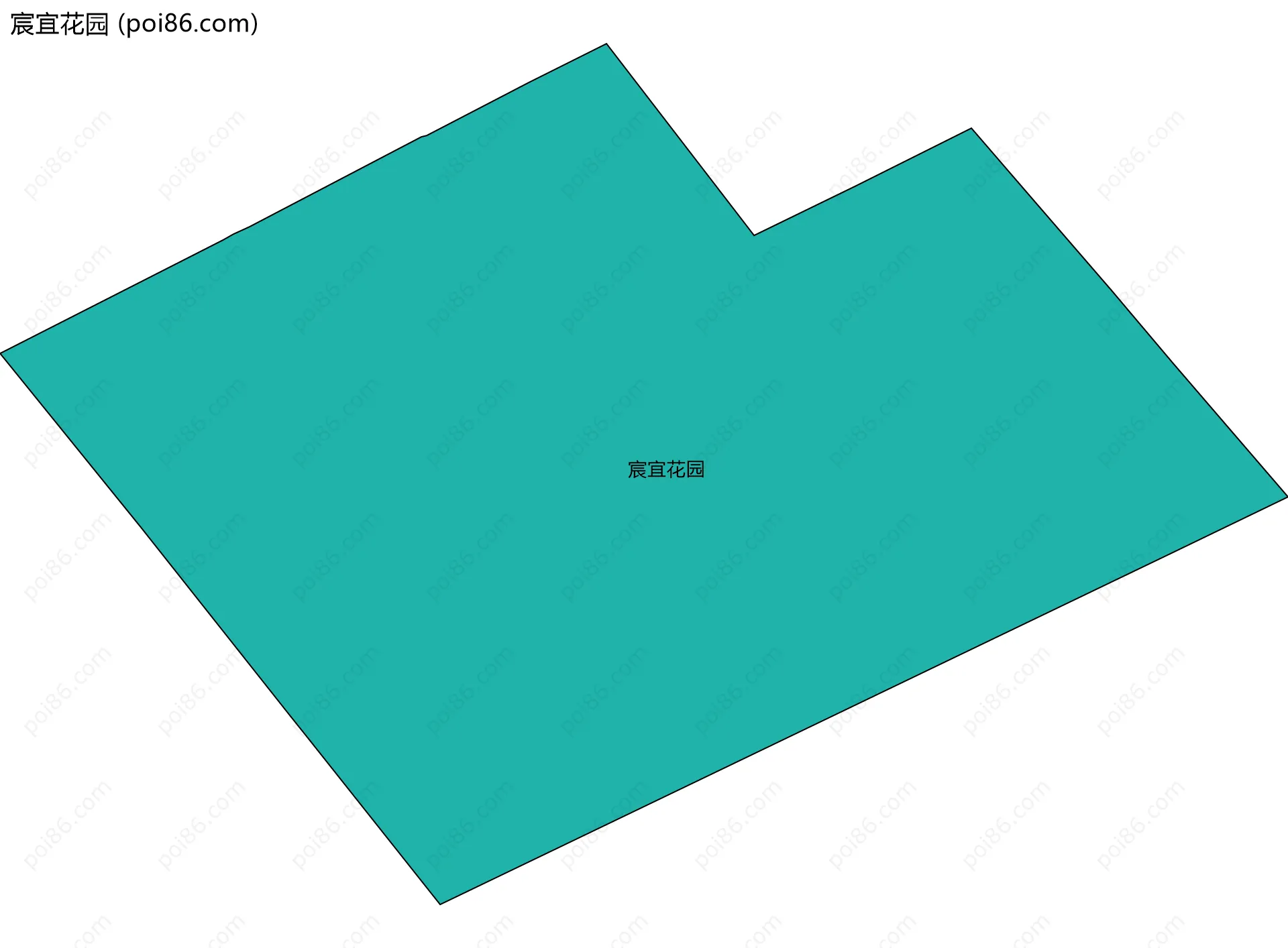宸宜花园边界地图