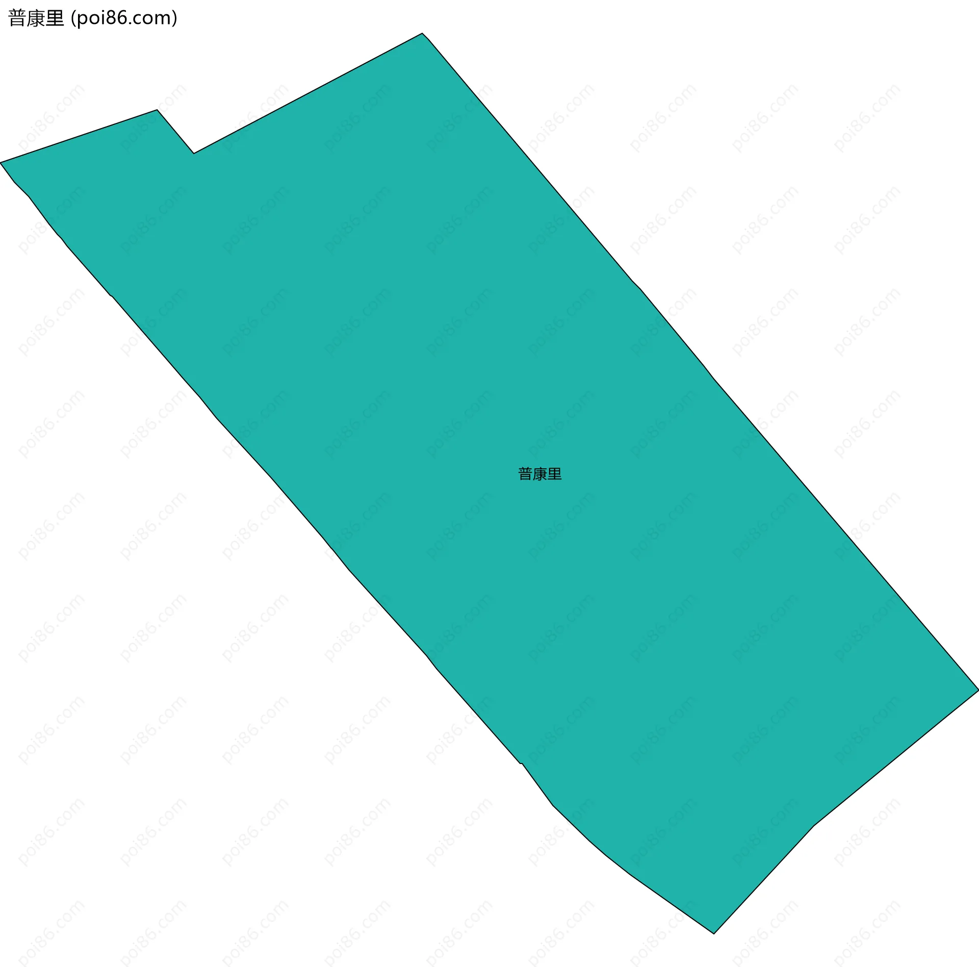 普康里边界地图