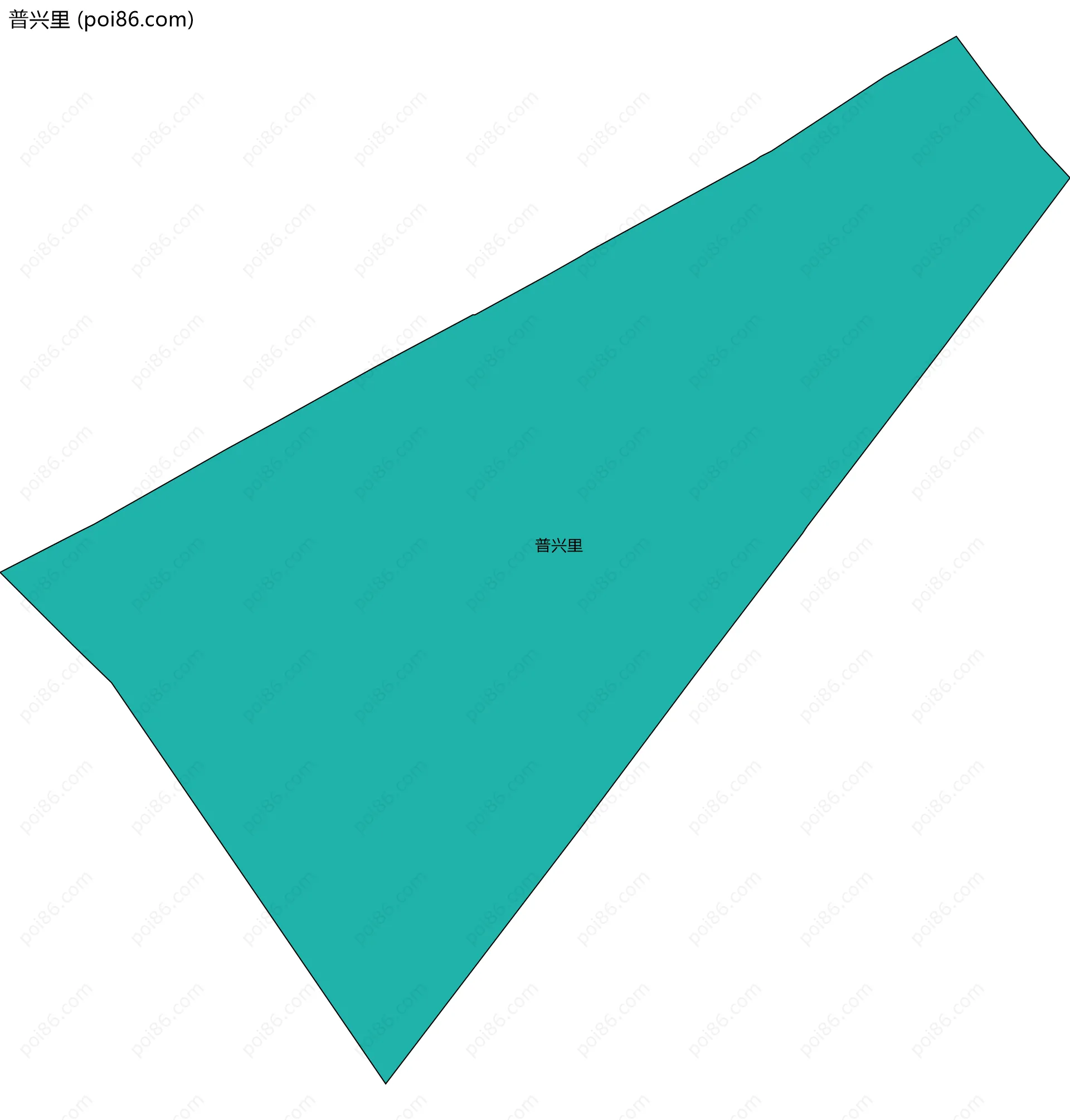 普兴里边界地图