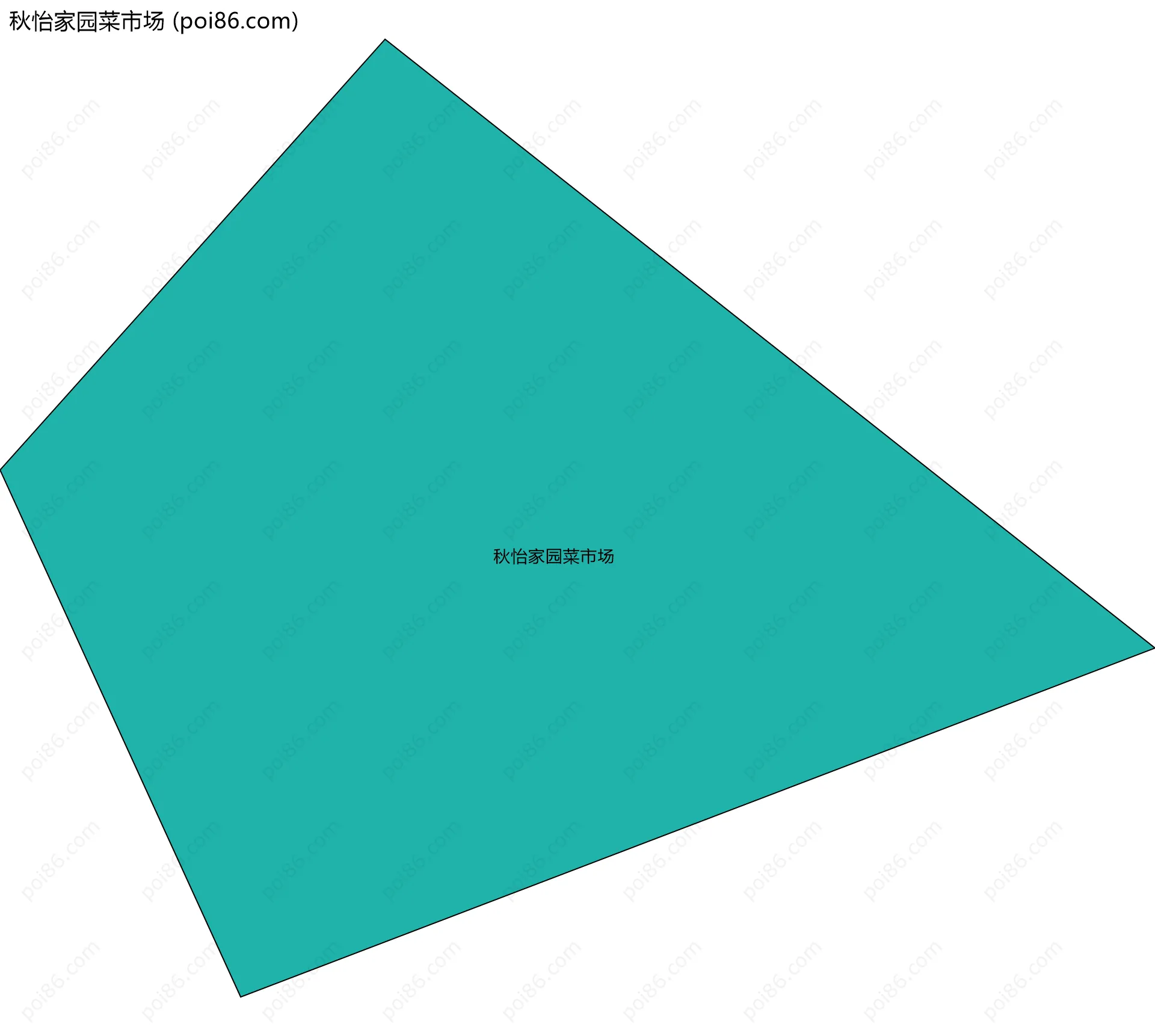 秋怡家园菜市场边界地图