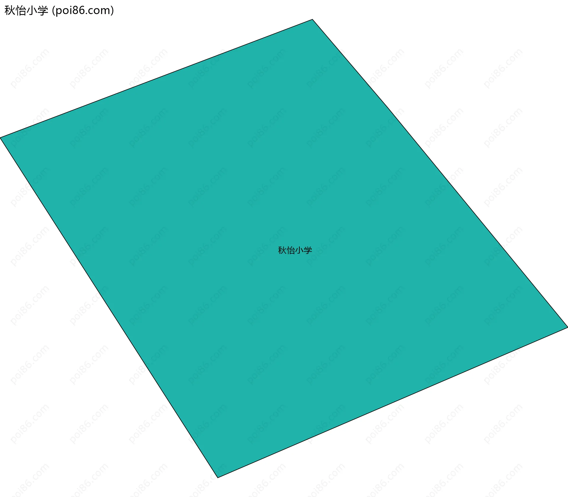 秋怡小学边界地图