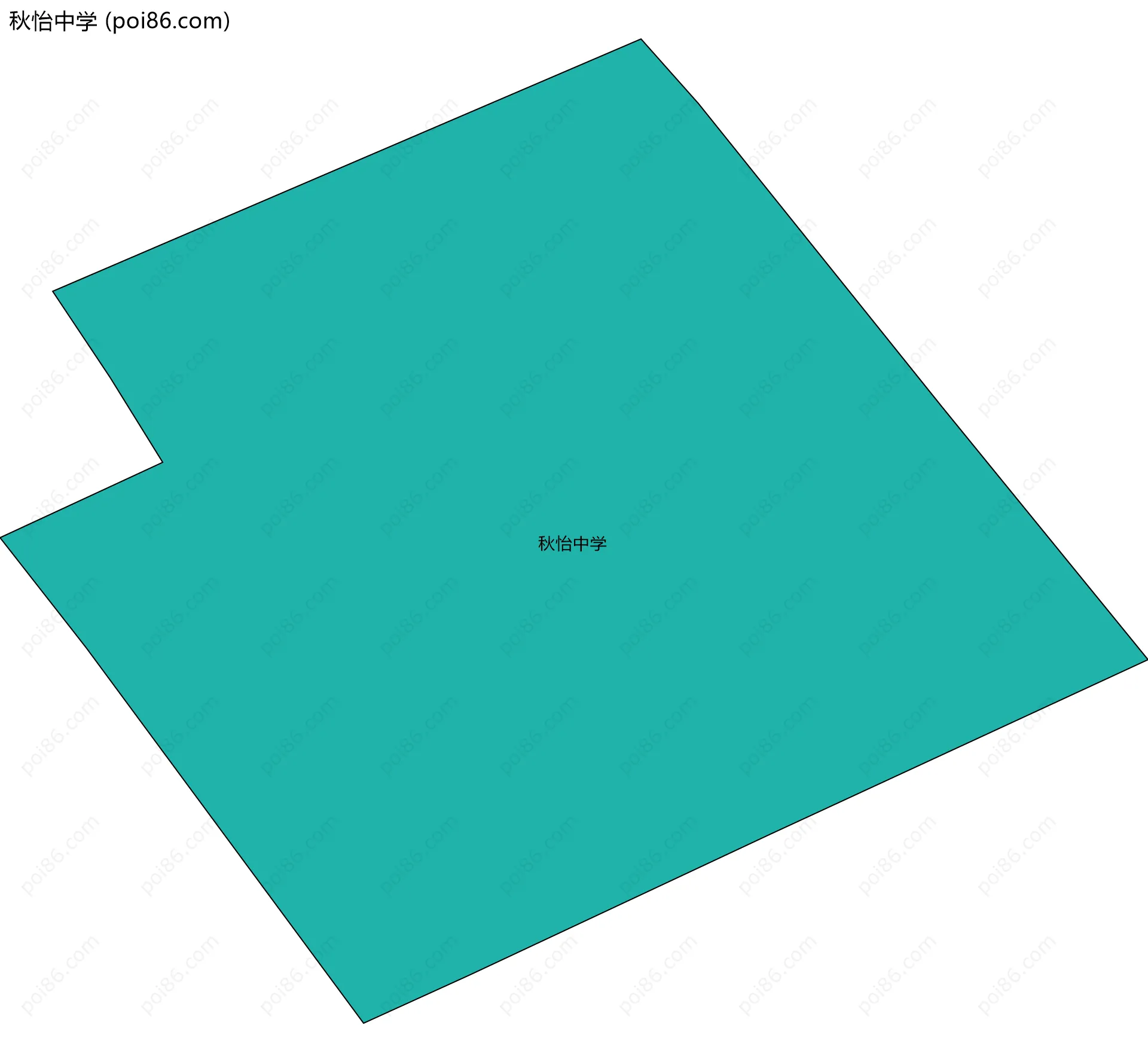 秋怡中学边界地图
