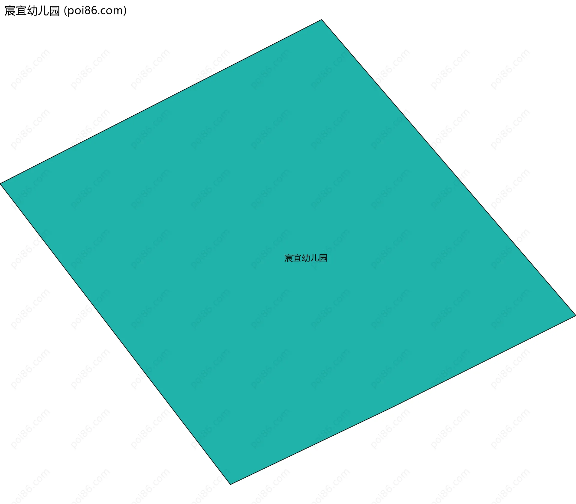 宸宜幼儿园边界地图