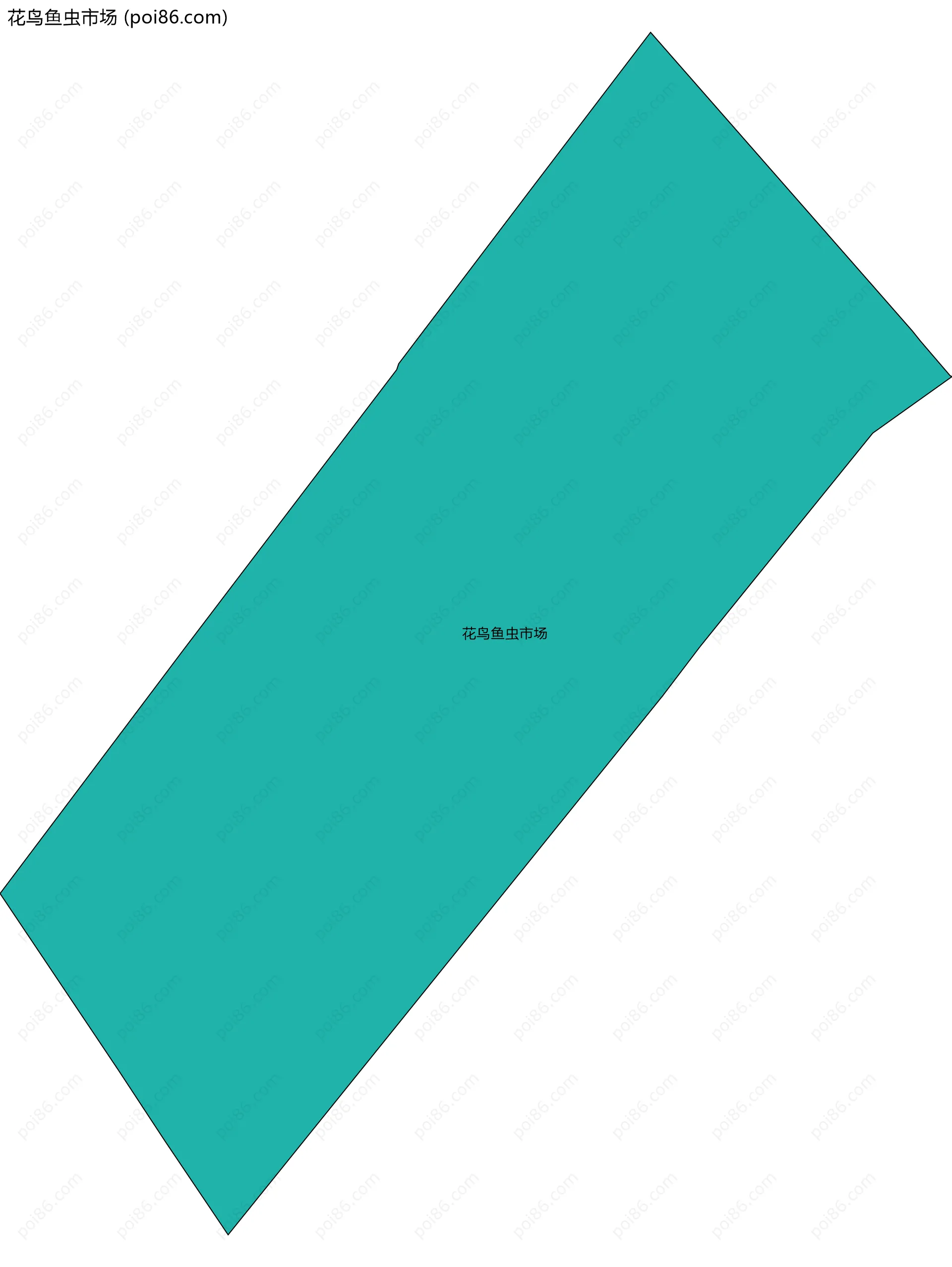 花鸟鱼虫市场边界地图