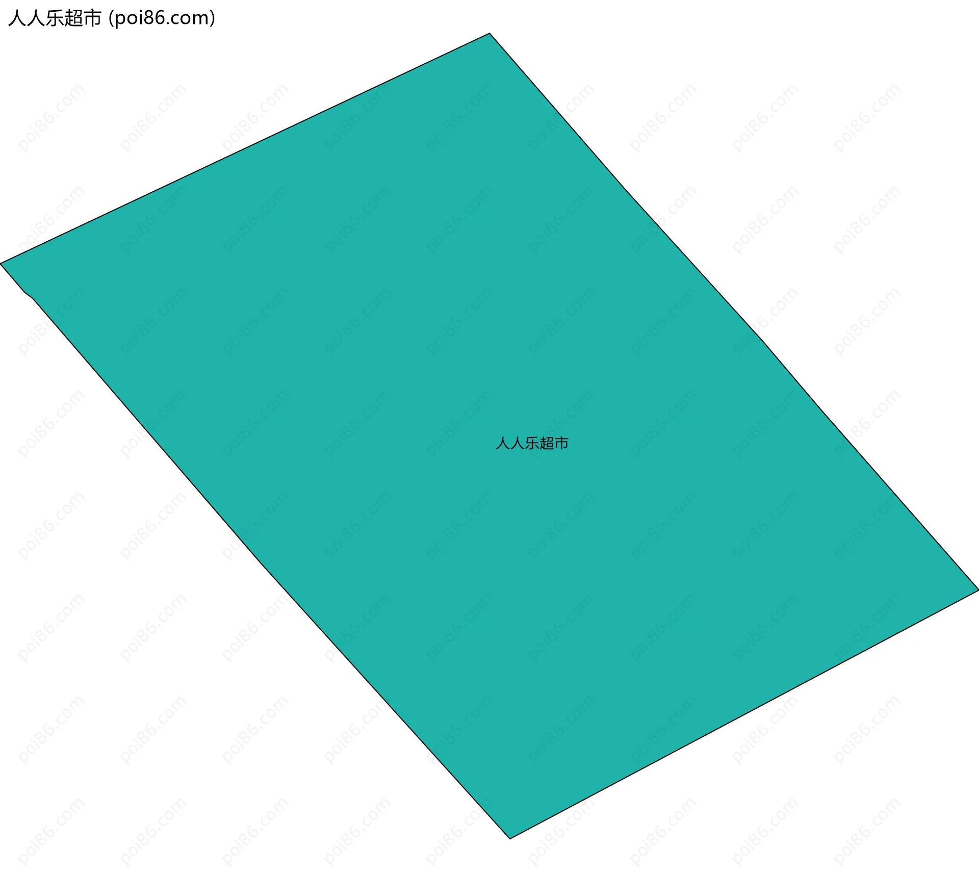 人人乐超市边界地图