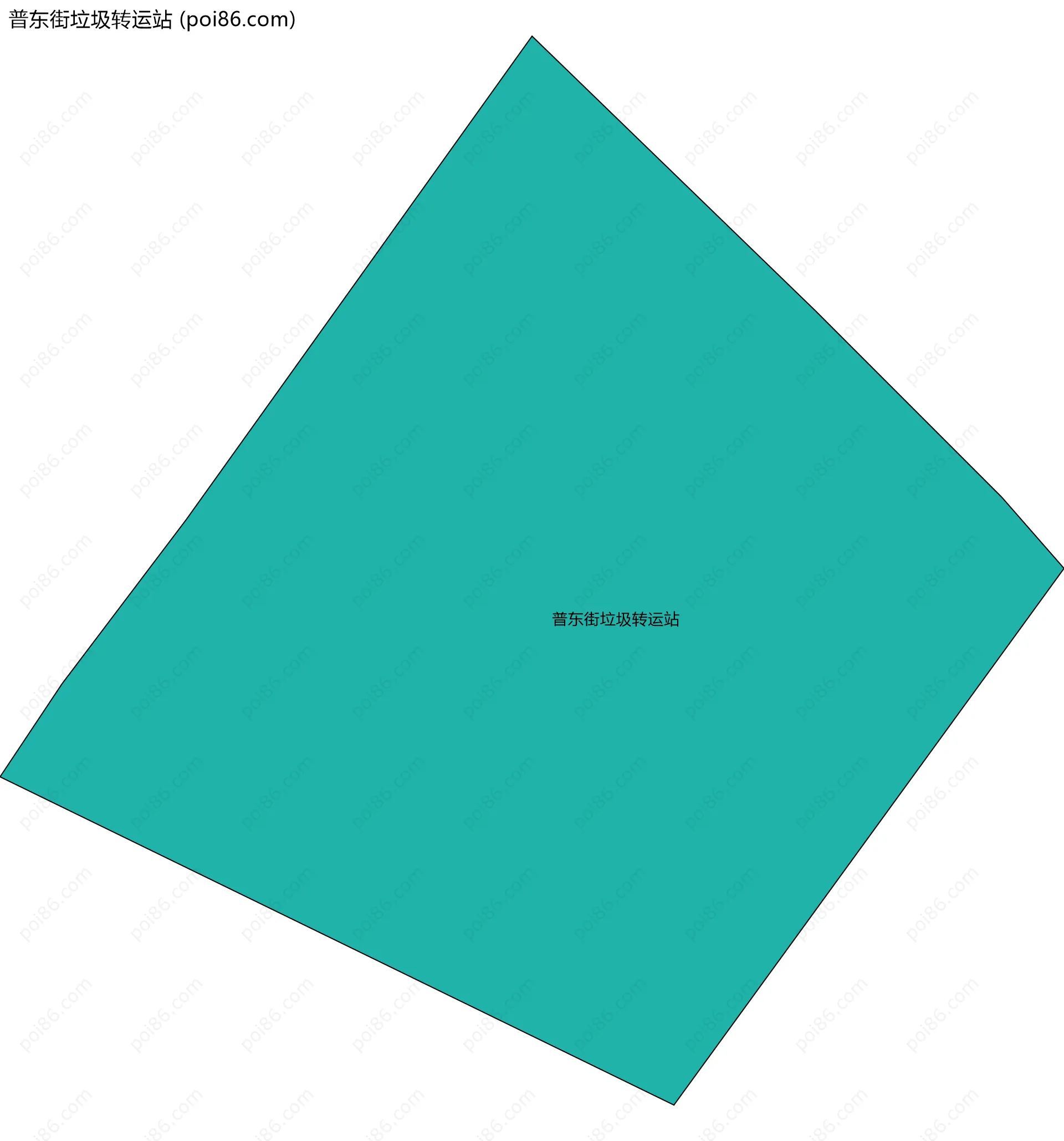 普东街垃圾转运站边界地图