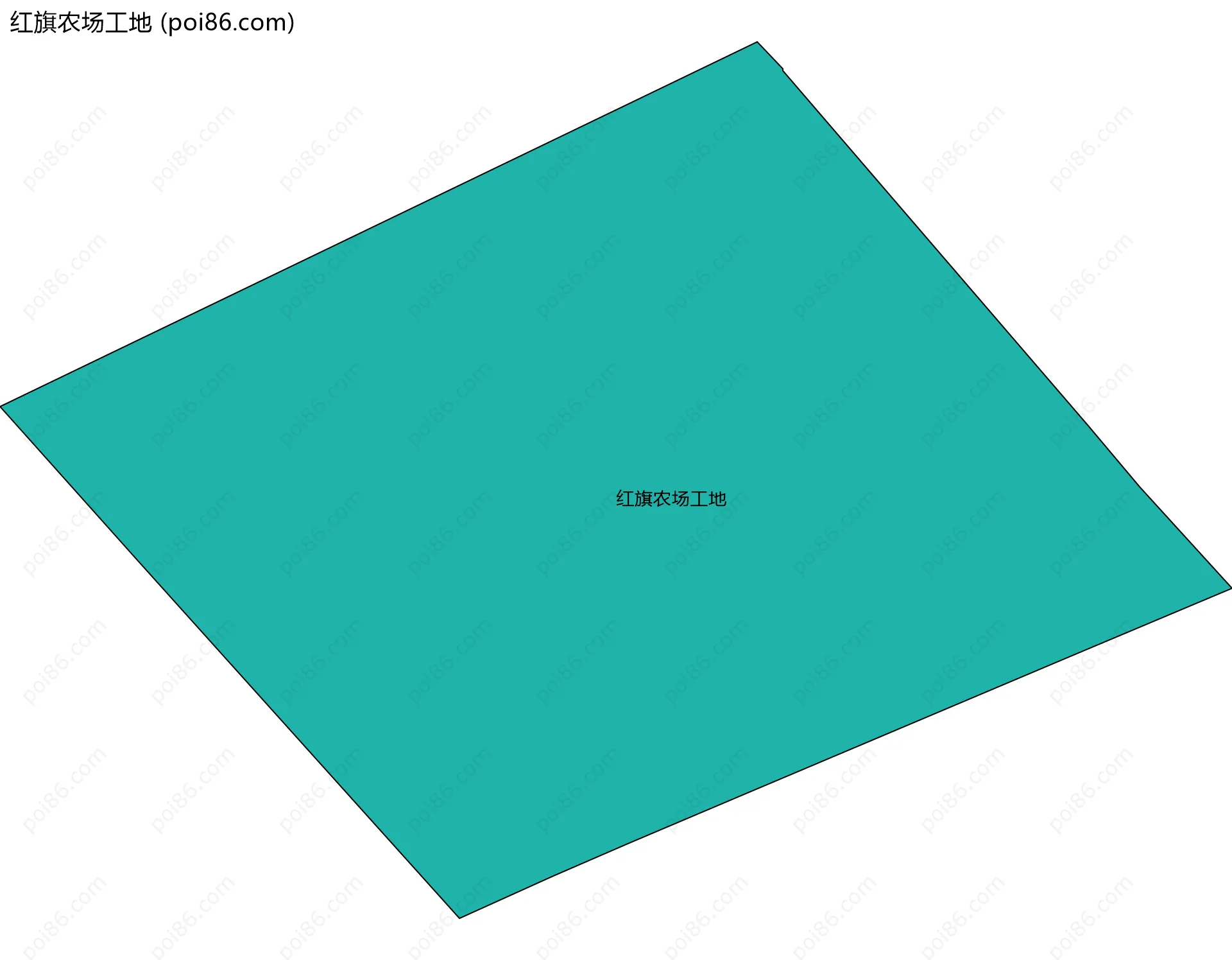 红旗农场工地边界地图