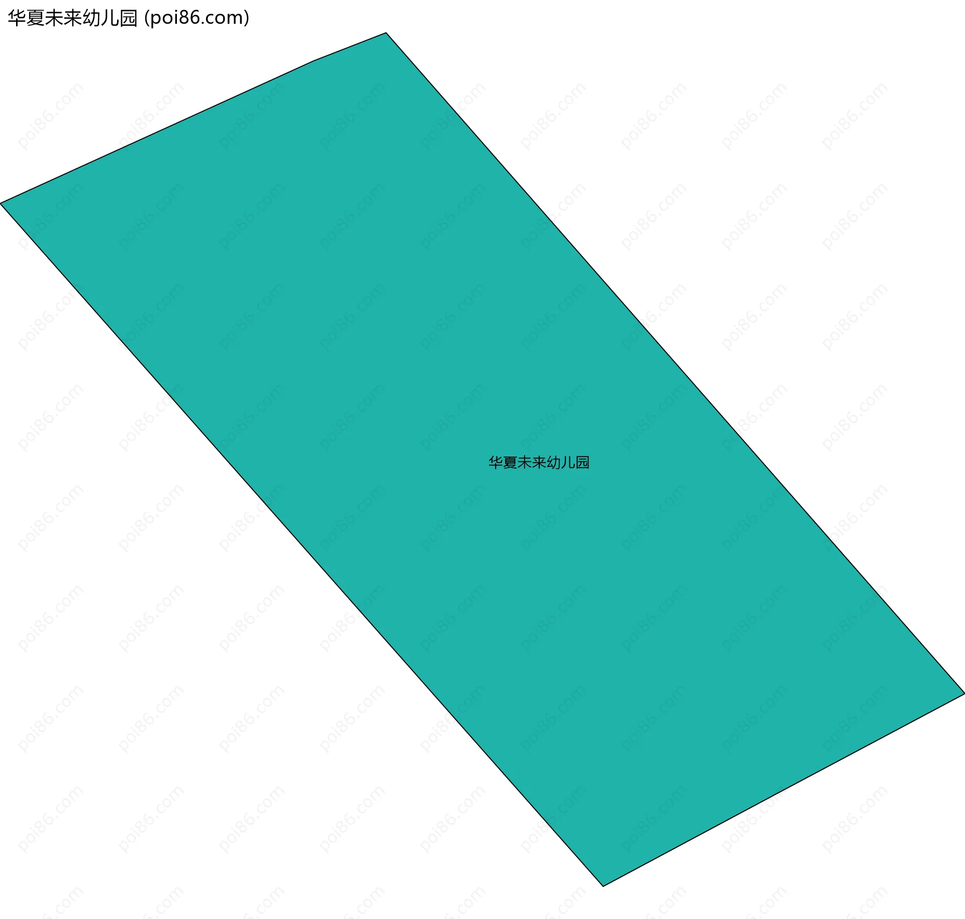 华夏未来幼儿园边界地图