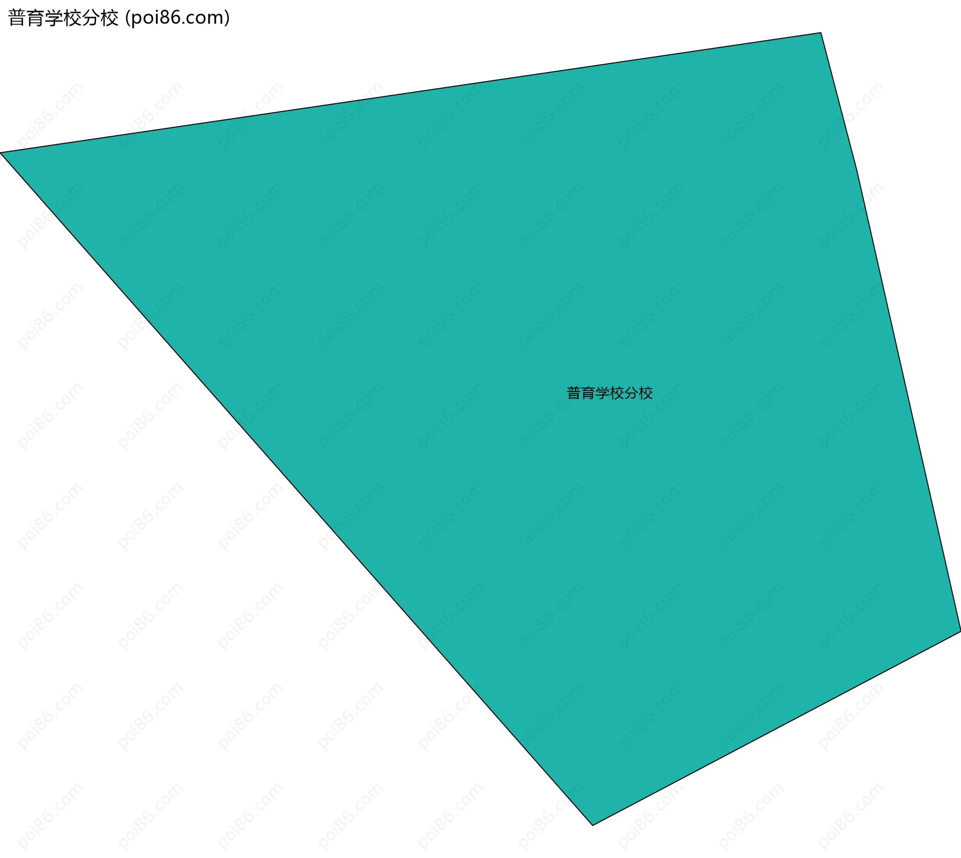 普育学校分校边界地图