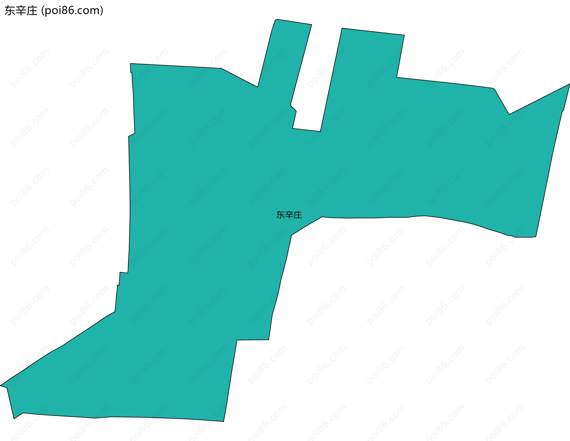 东辛庄边界地图