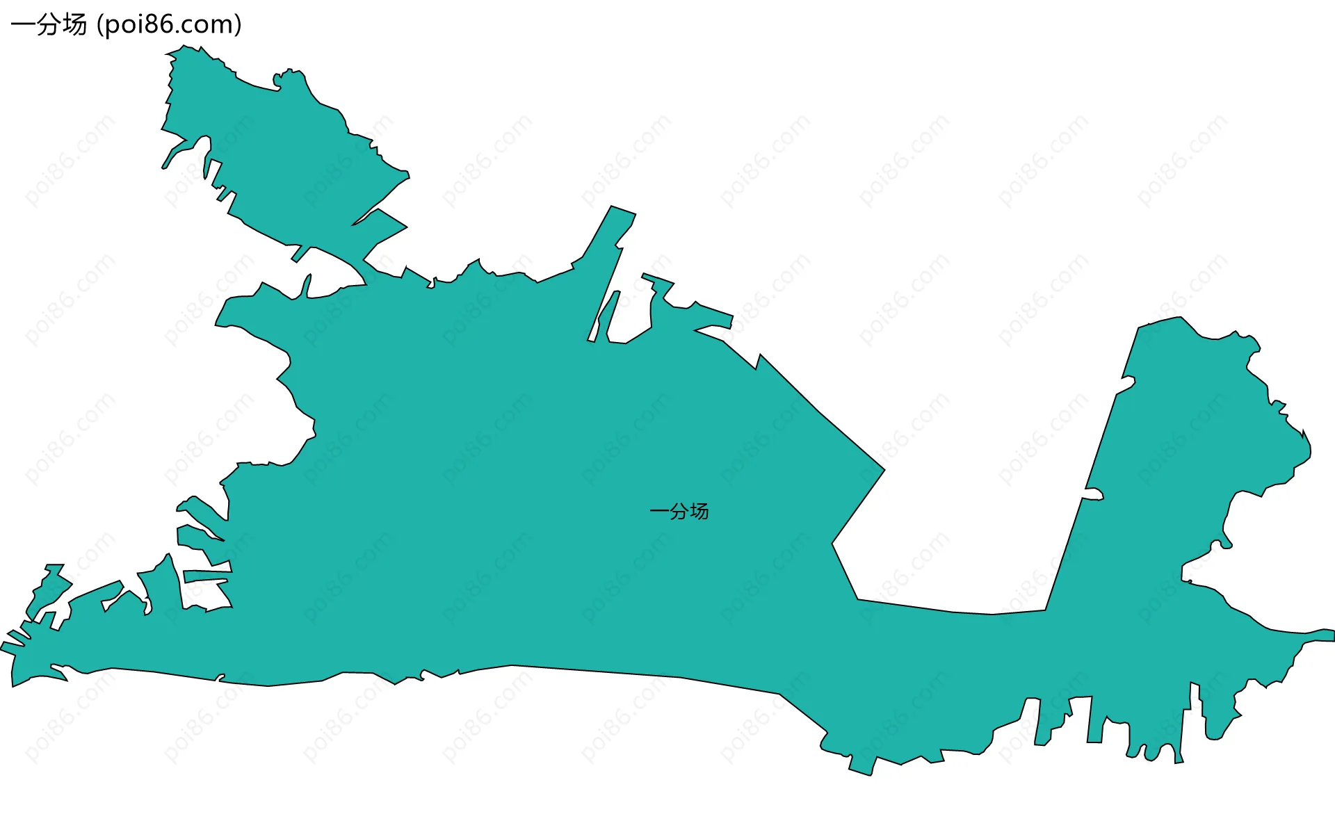 一分场边界地图