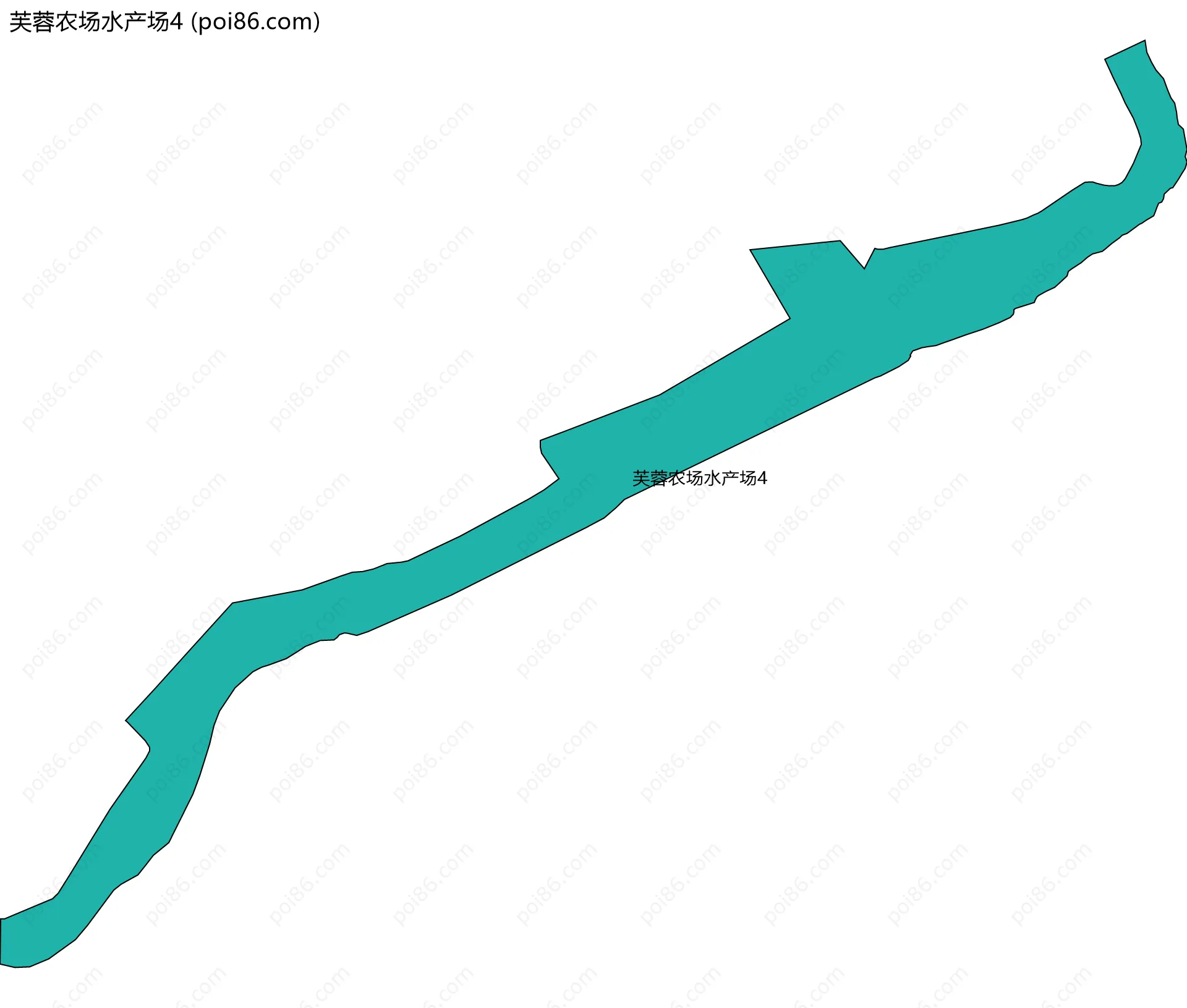 芙蓉农场水产场4边界地图