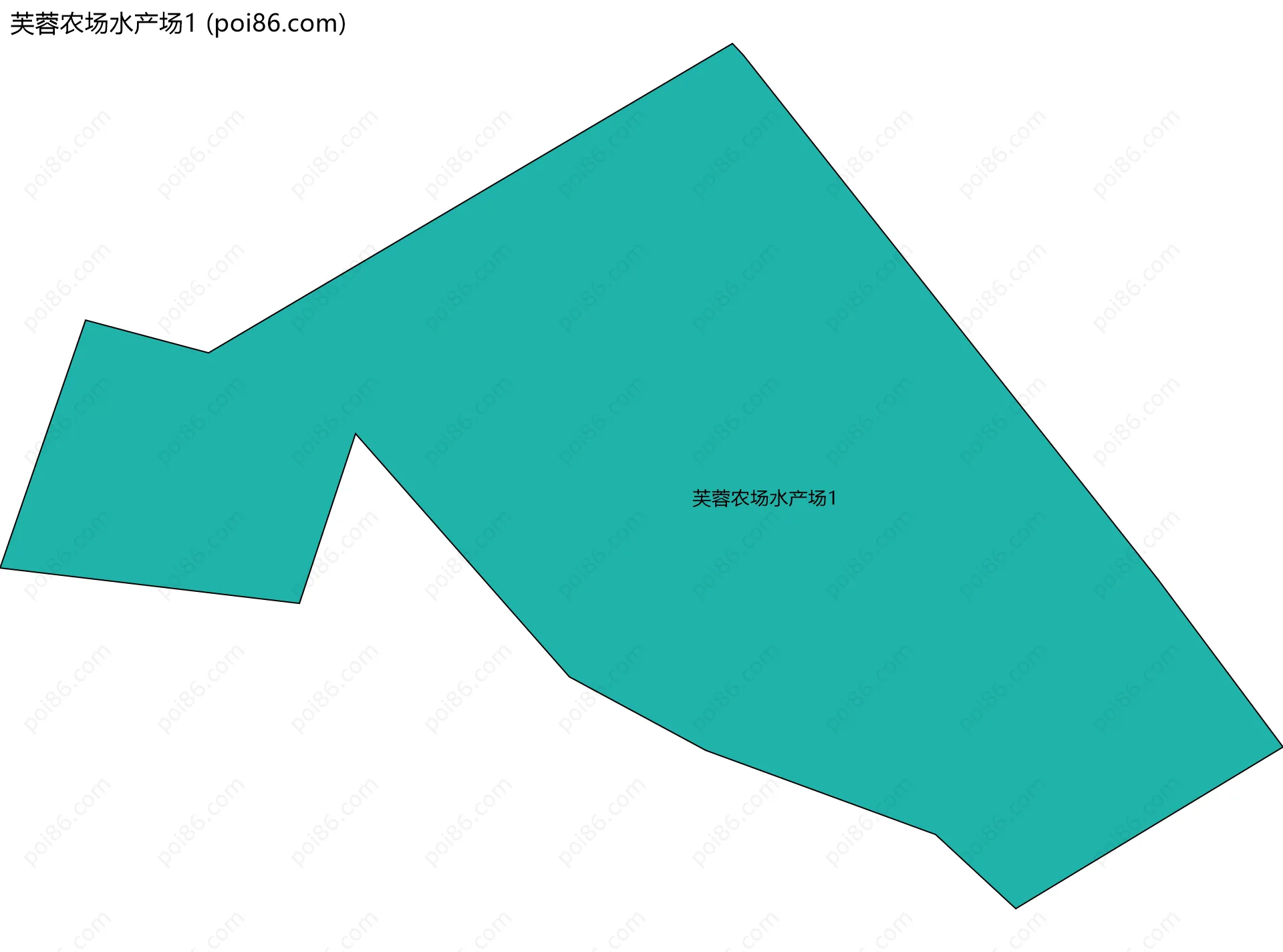 芙蓉农场水产场1边界地图