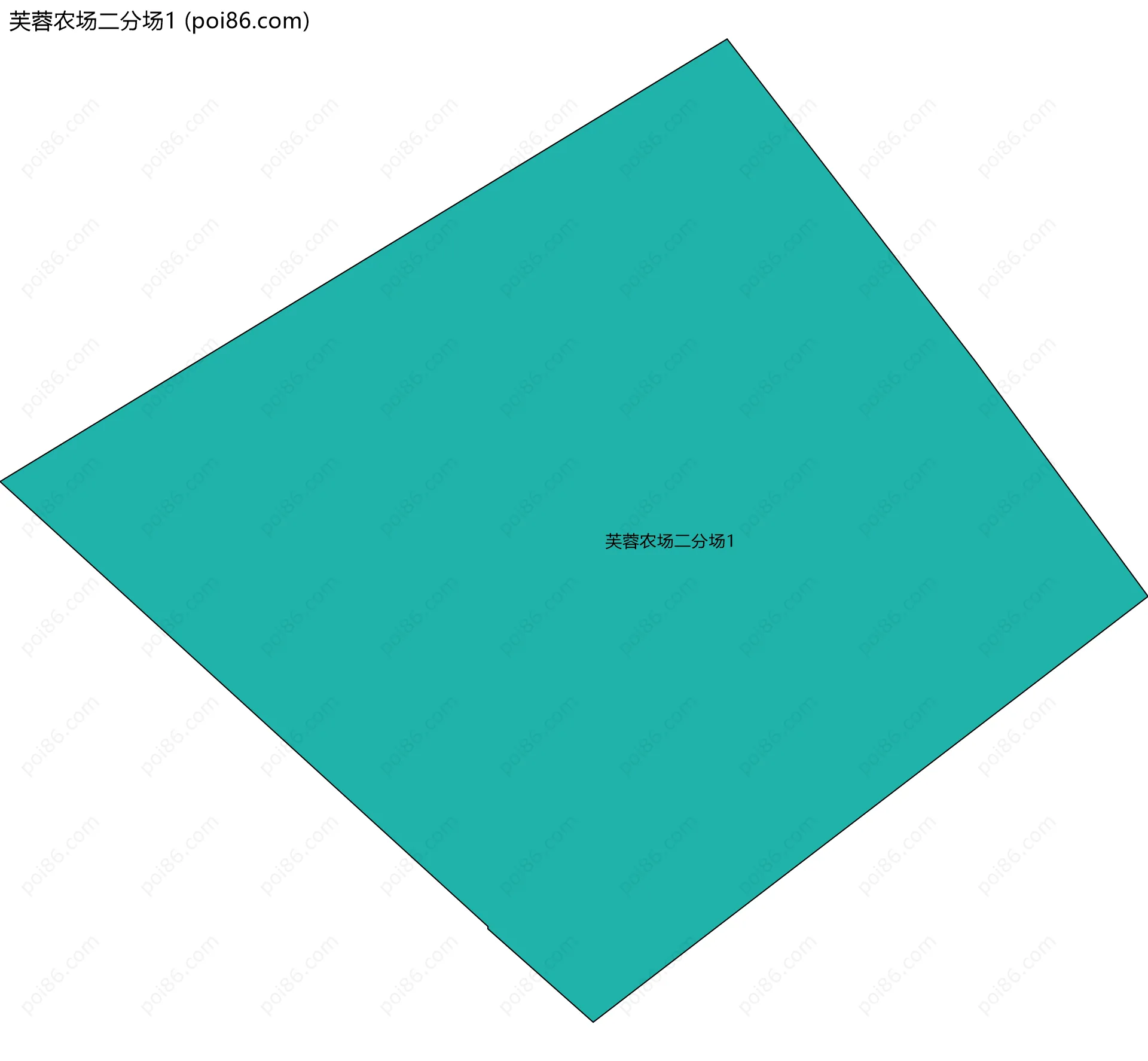 芙蓉农场二分场1边界地图