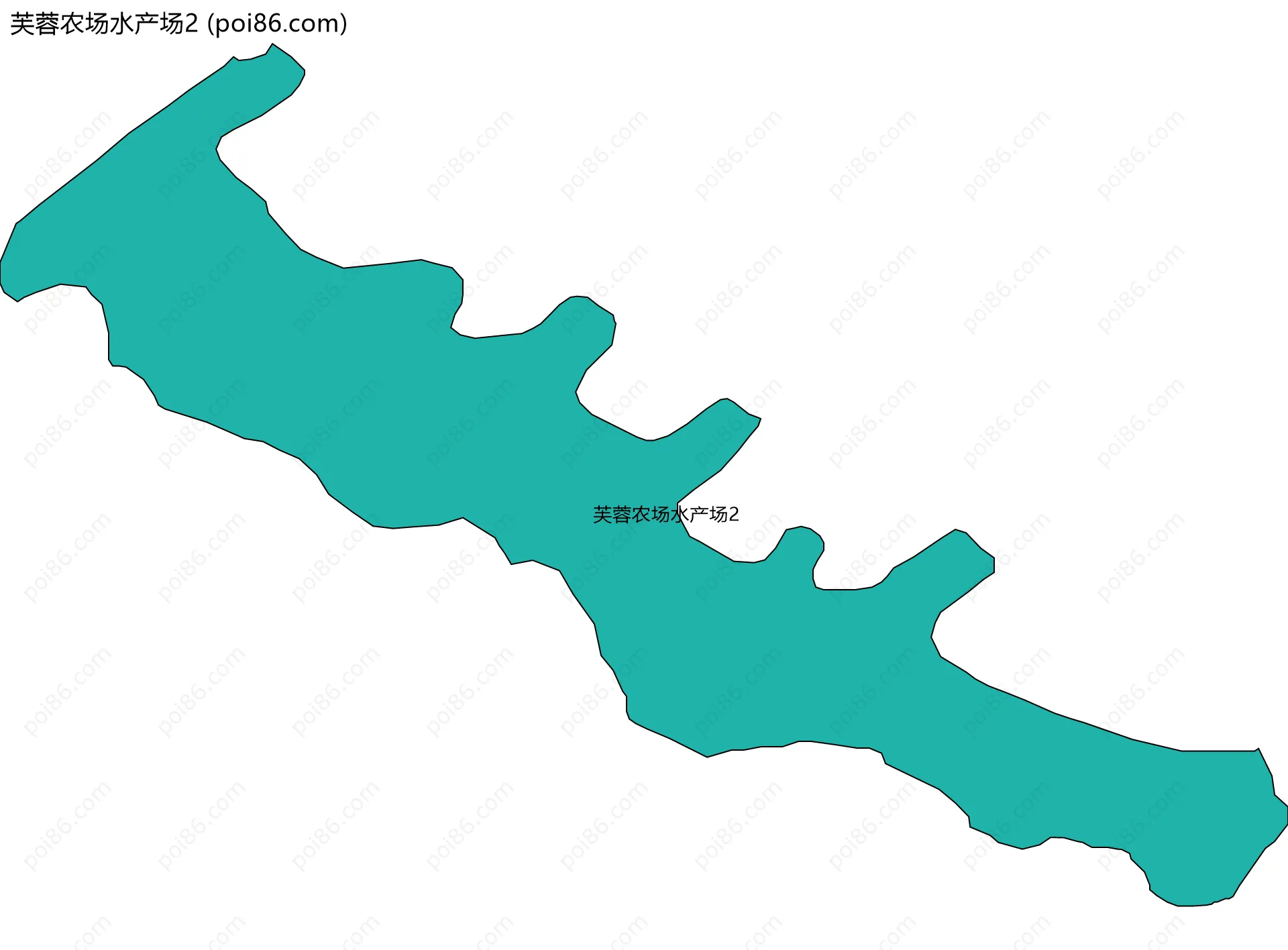 芙蓉农场水产场2边界地图