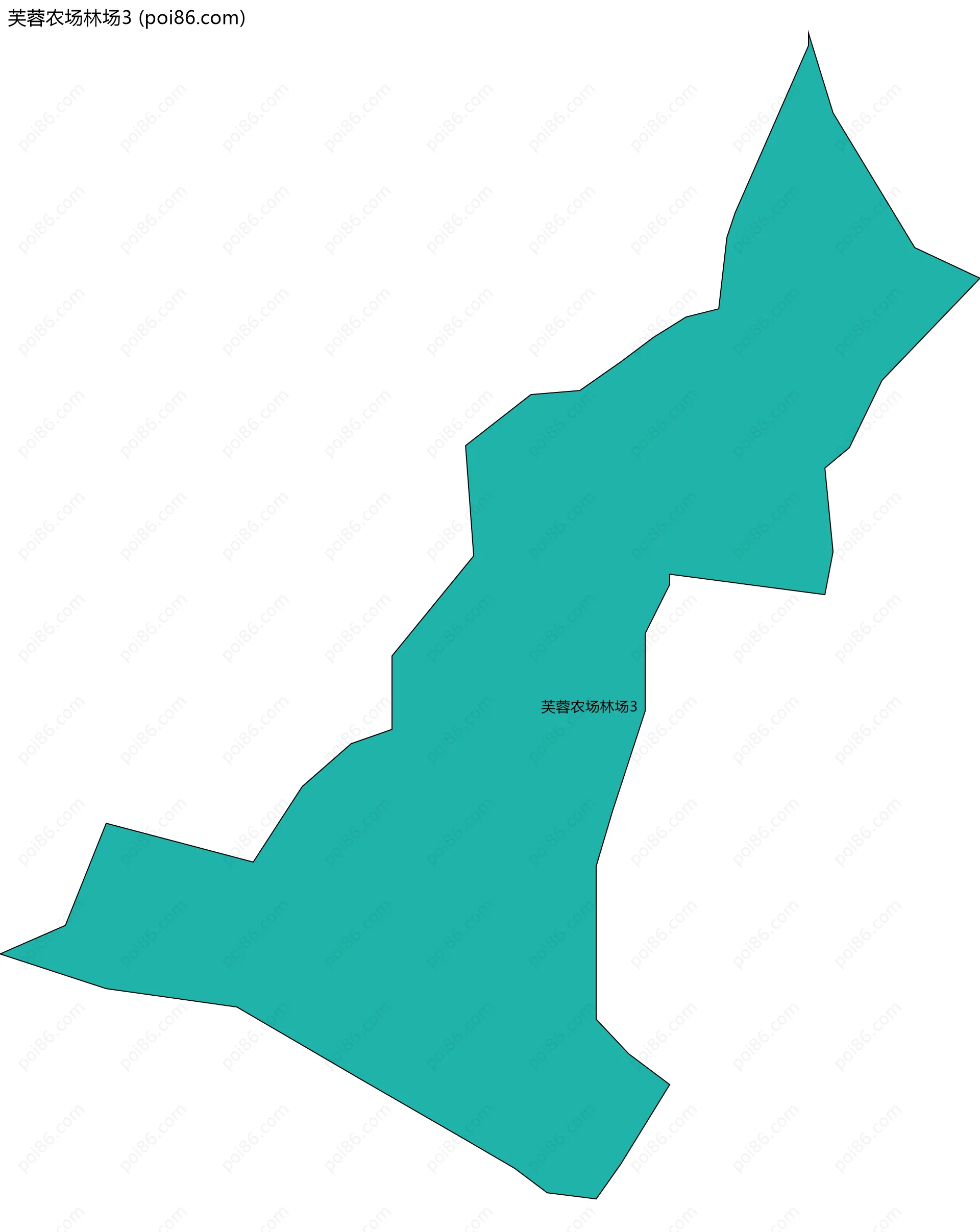 芙蓉农场林场3边界地图