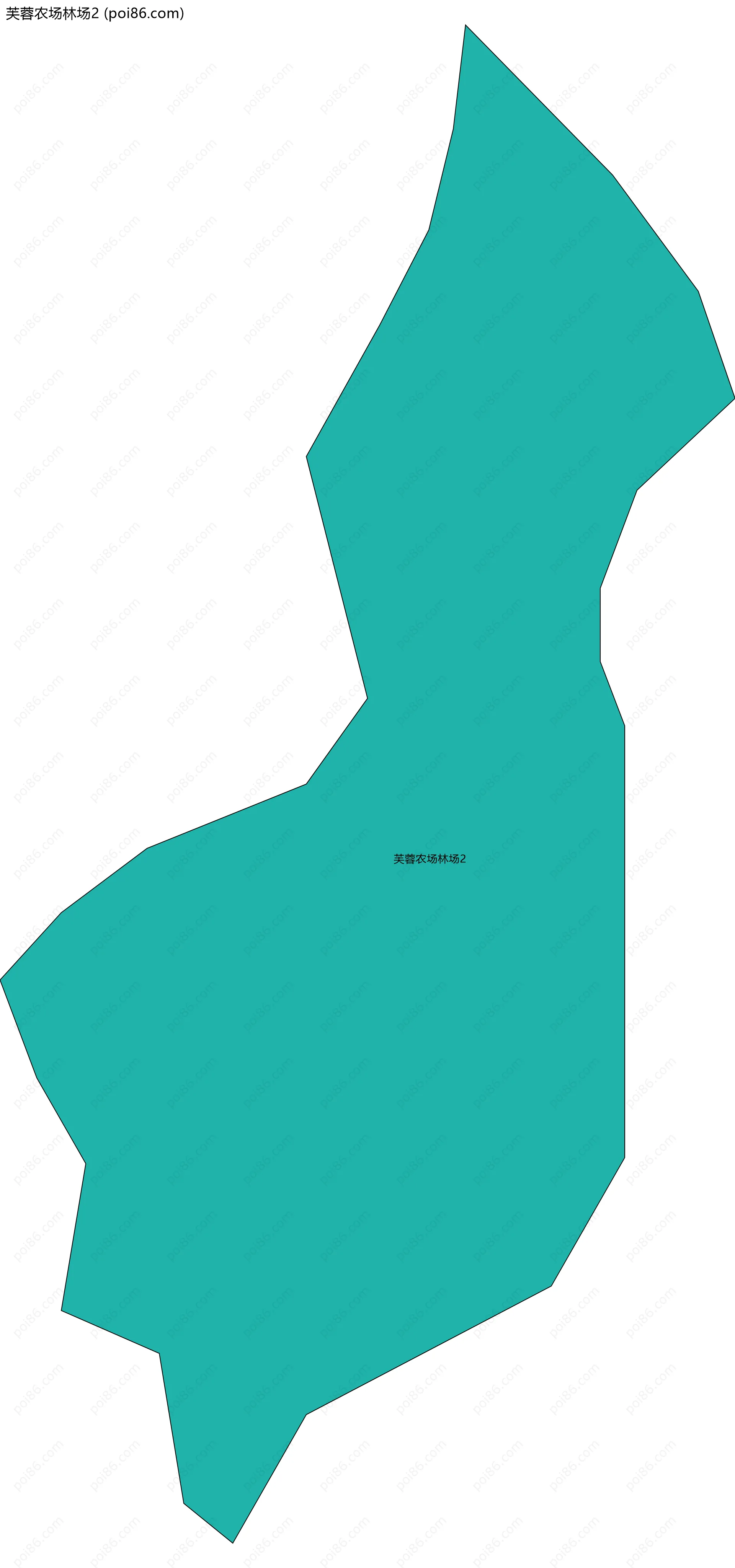 芙蓉农场林场2边界地图