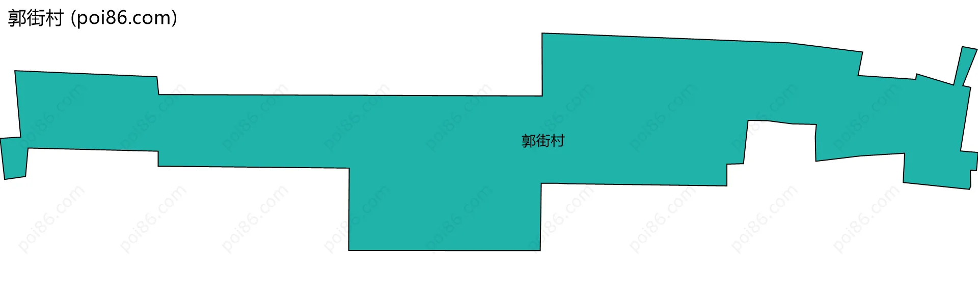 郭街村边界地图