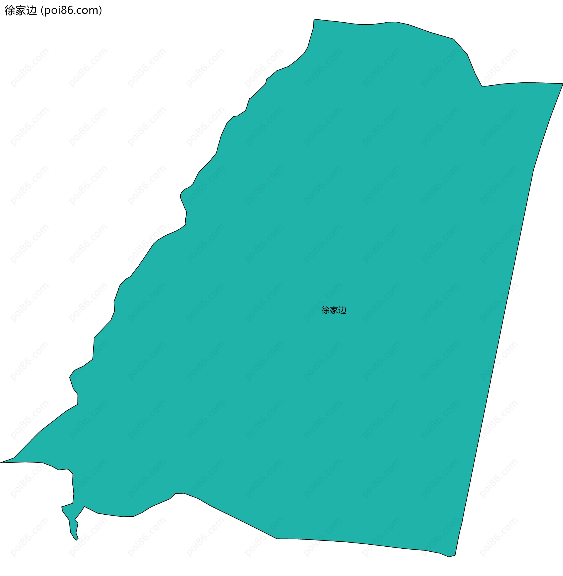 徐家边边界地图