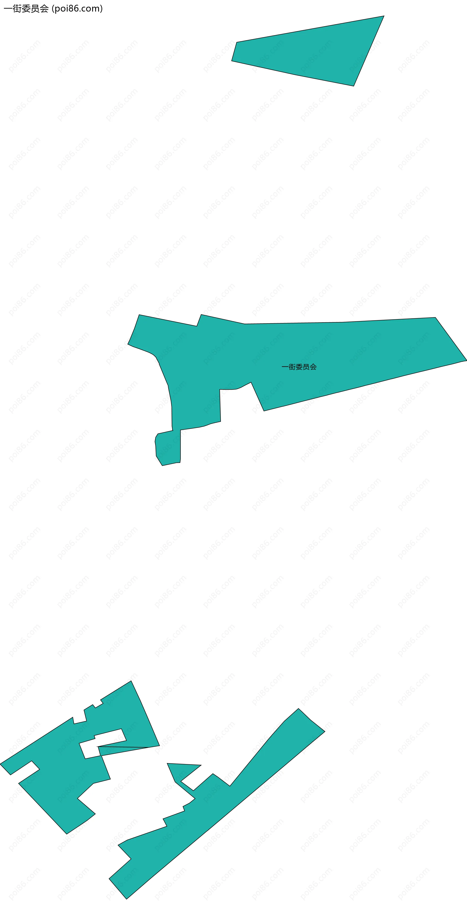 一街委员会边界地图