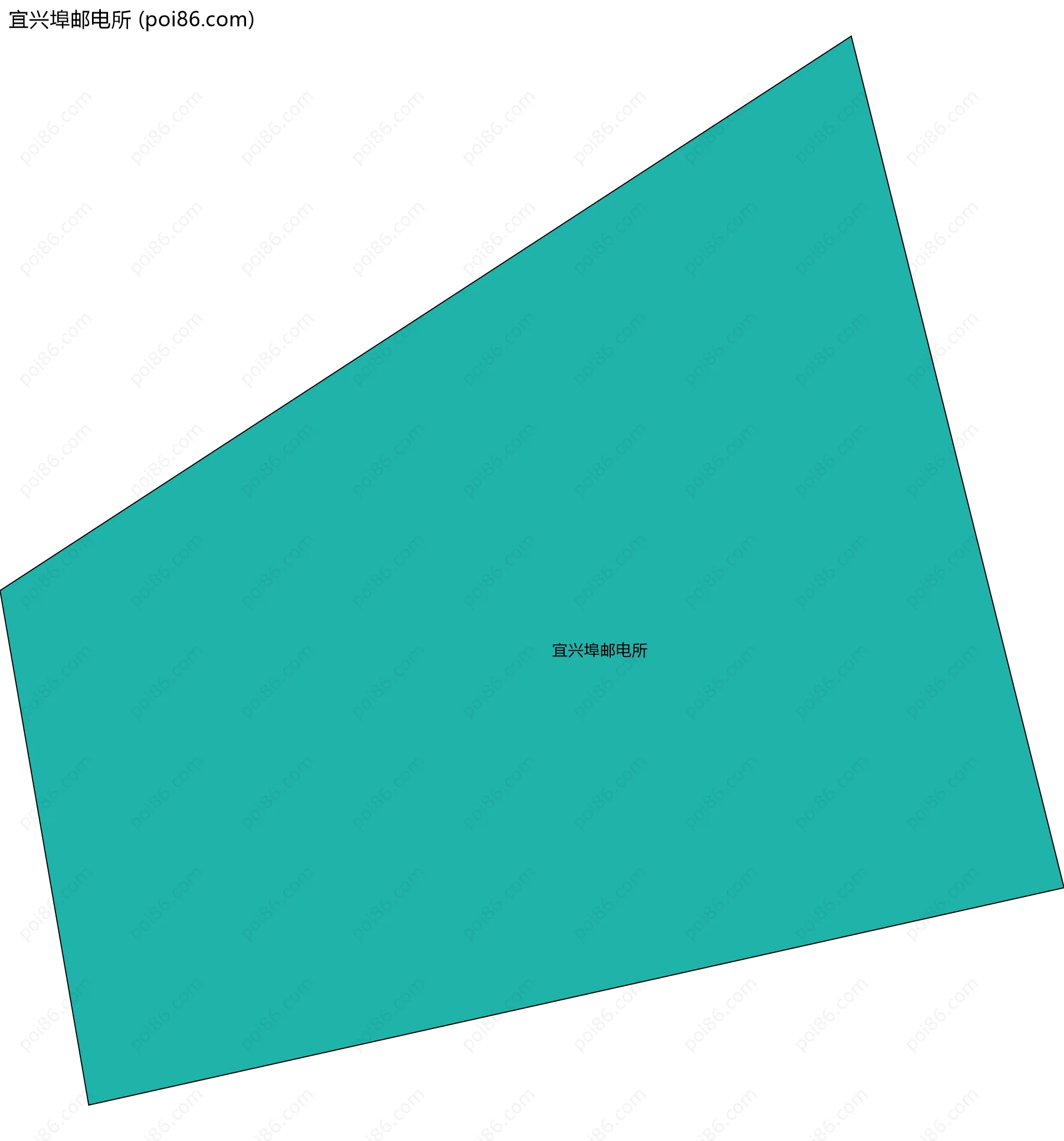 宜兴埠邮电所边界地图