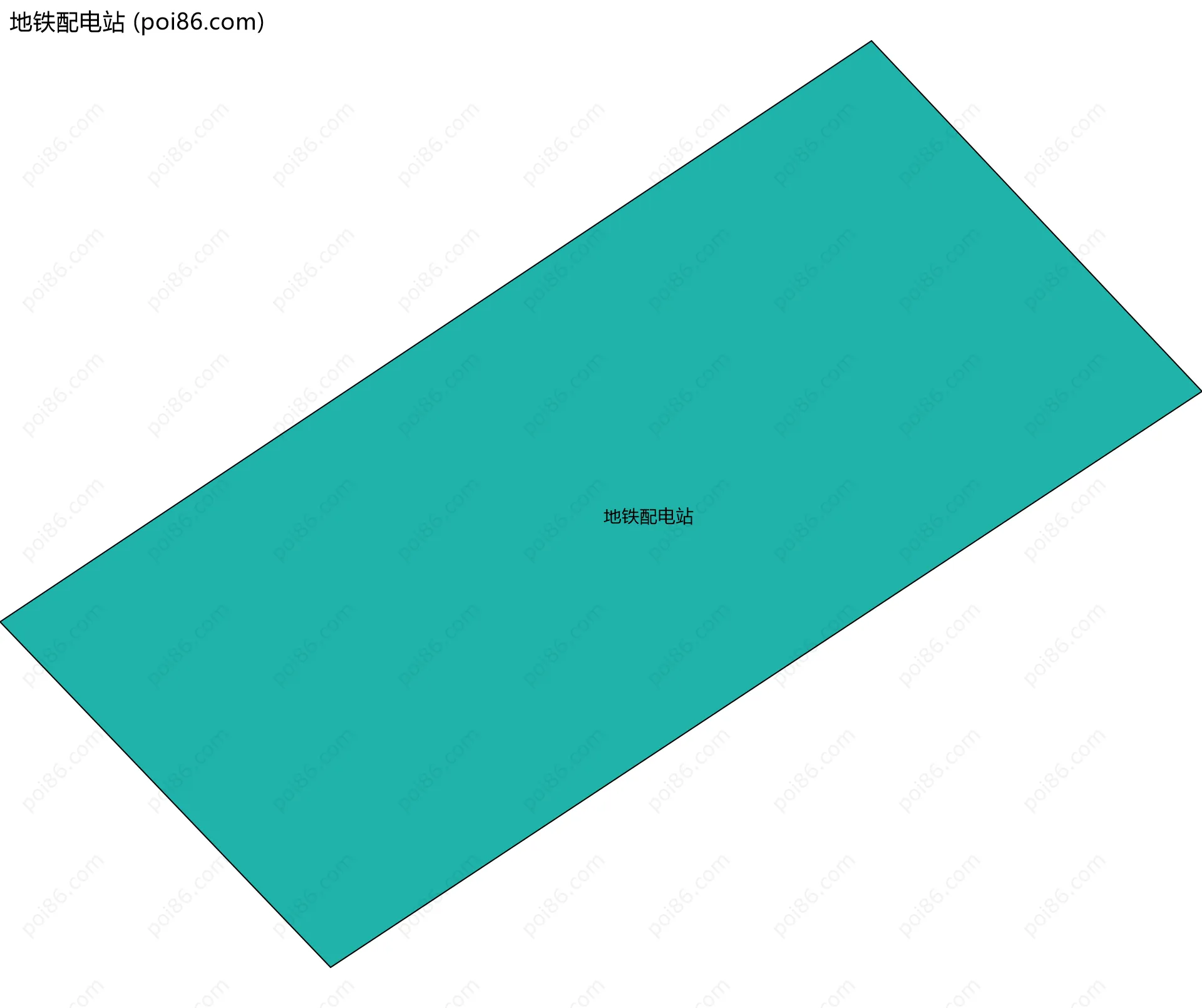 地铁配电站边界地图