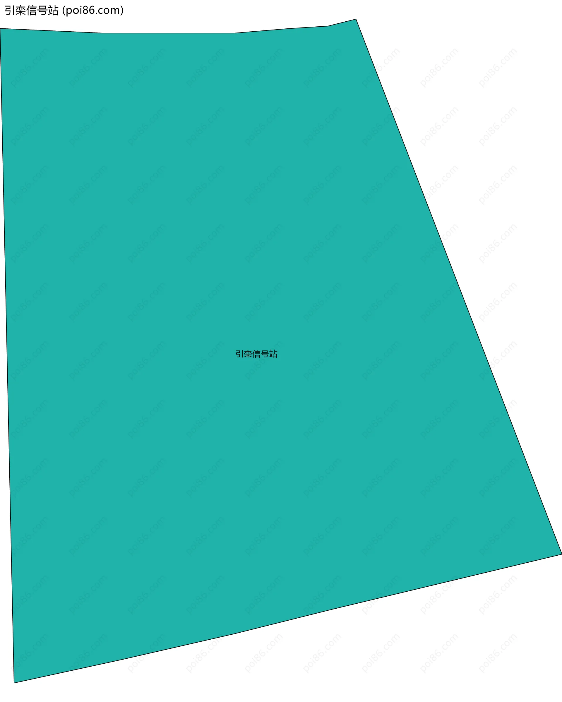 引栾信号站边界地图