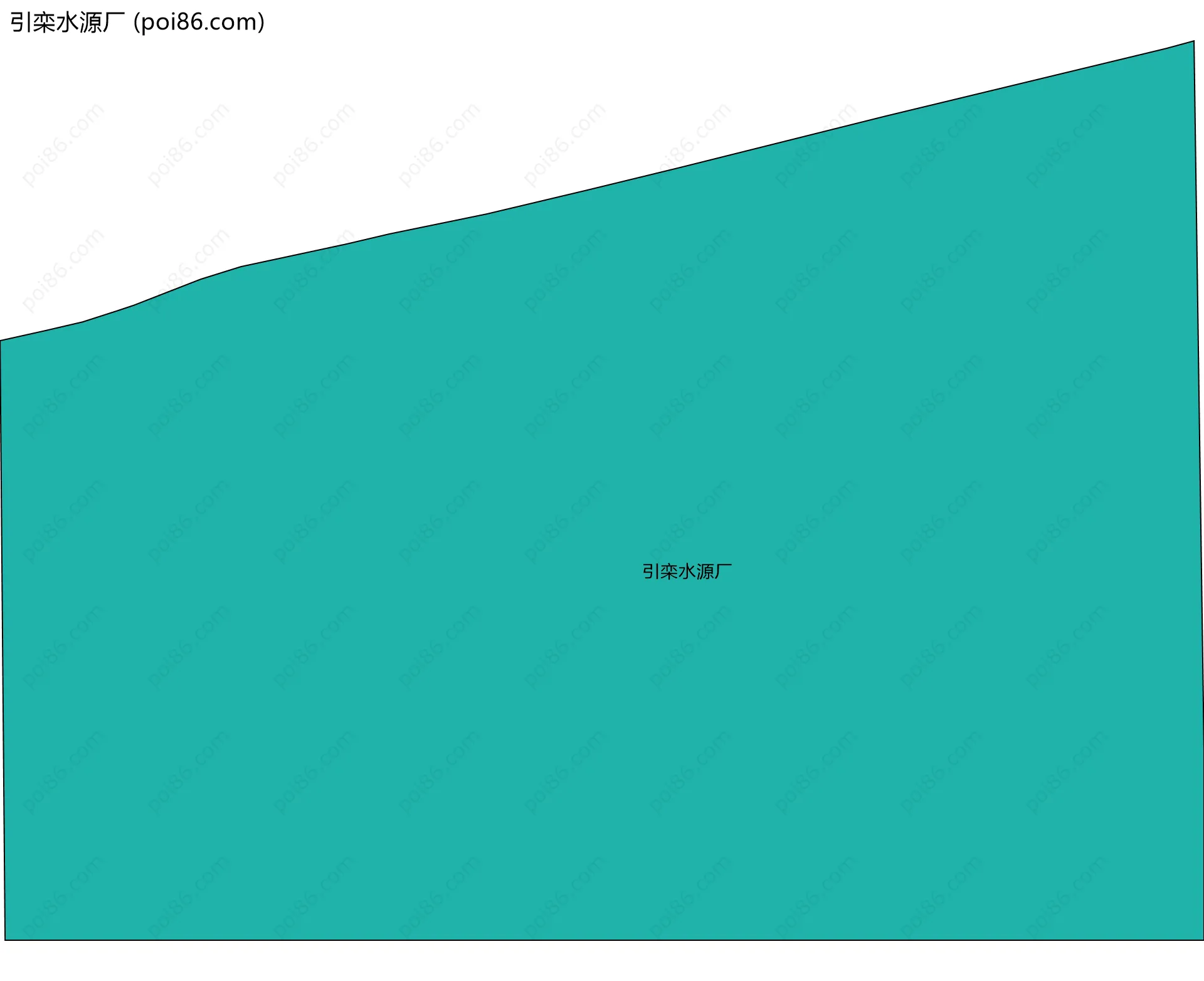 引栾水源厂边界地图