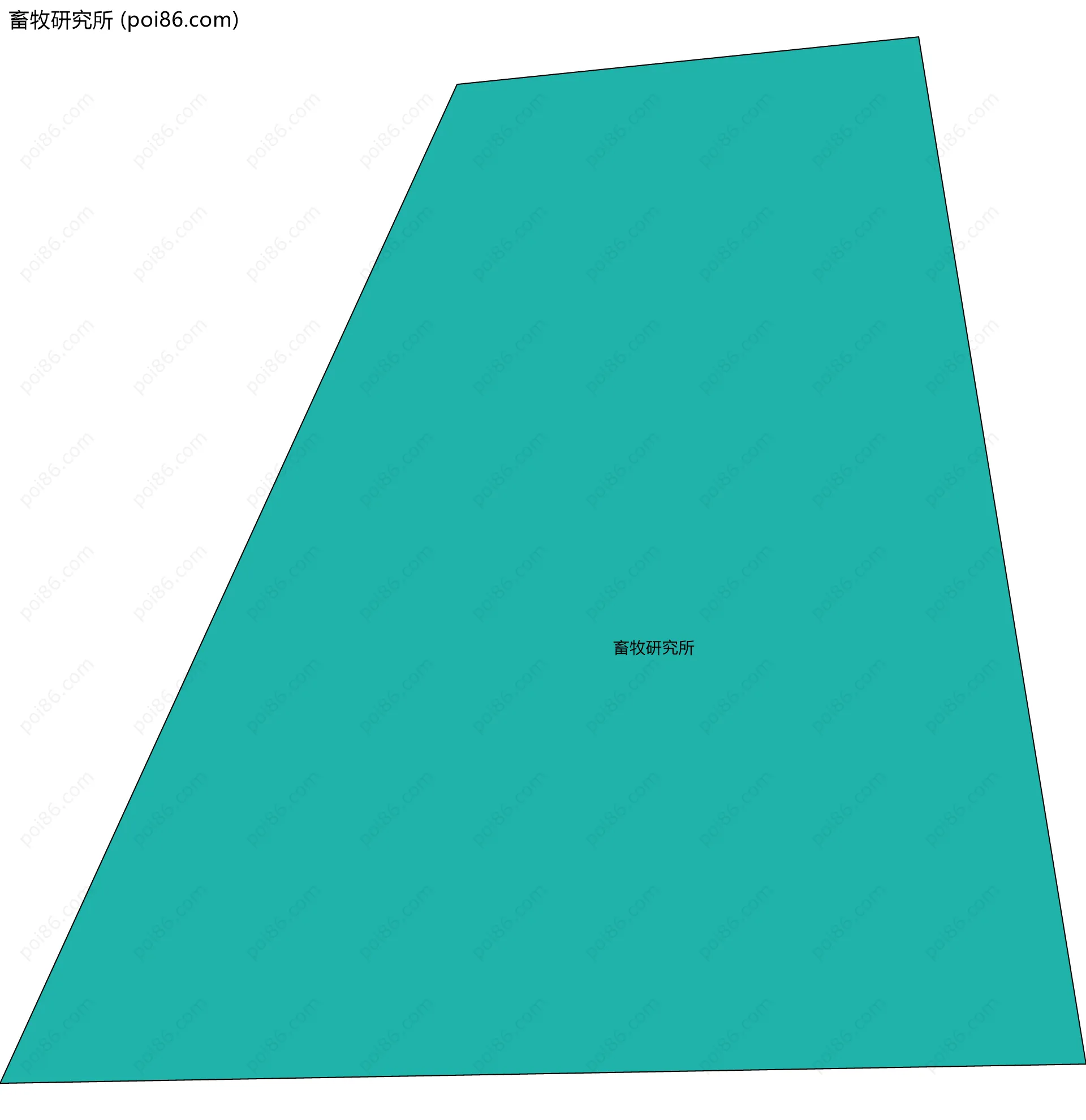 畜牧研究所边界地图