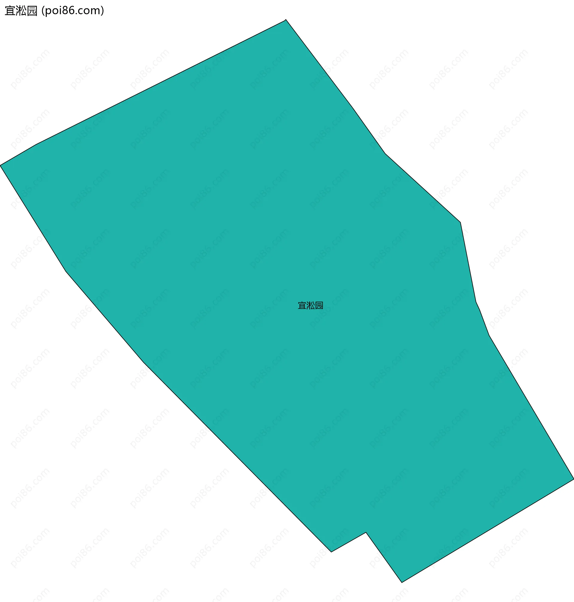 宜淞园边界地图