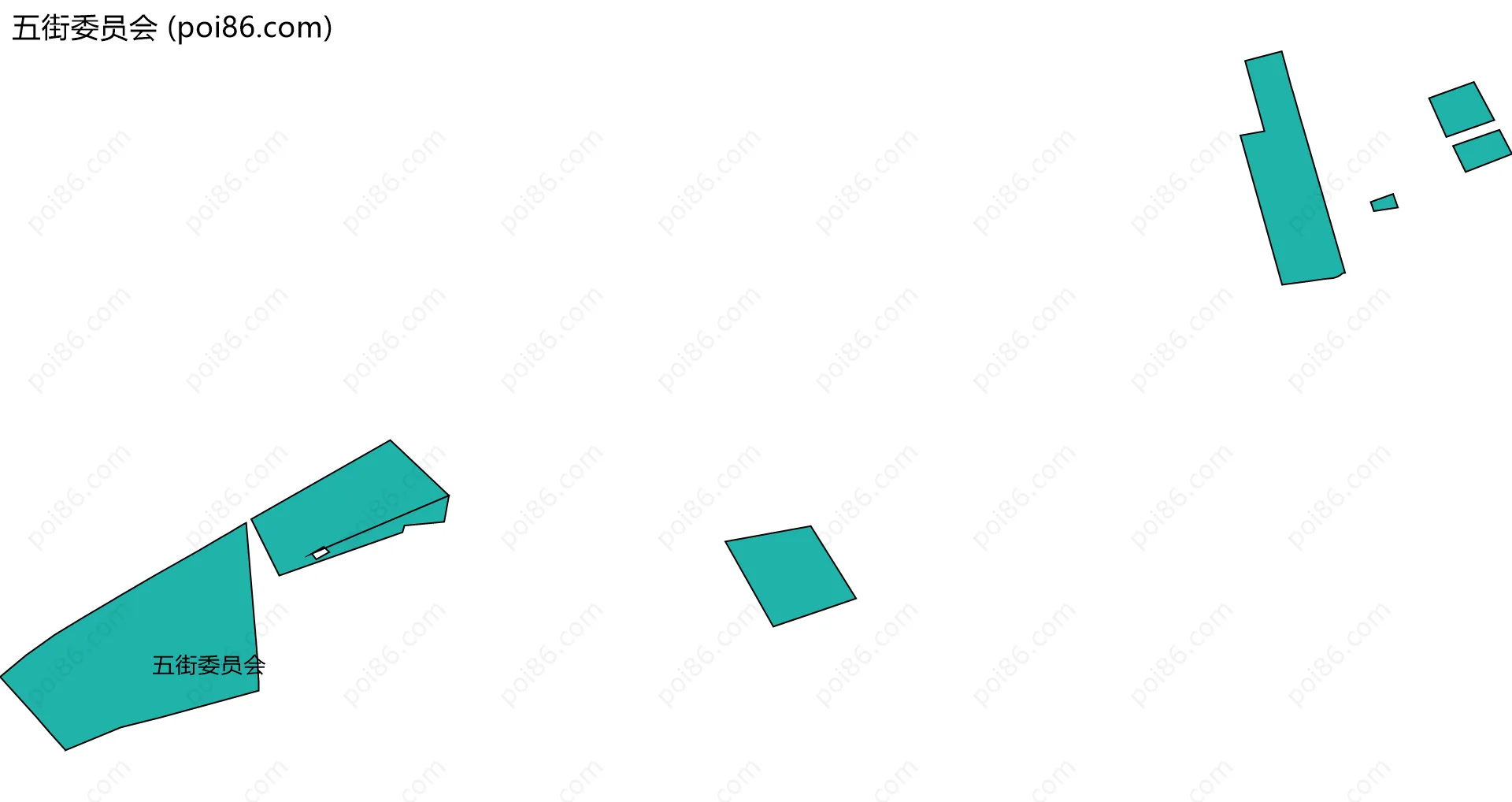 五街委员会边界地图