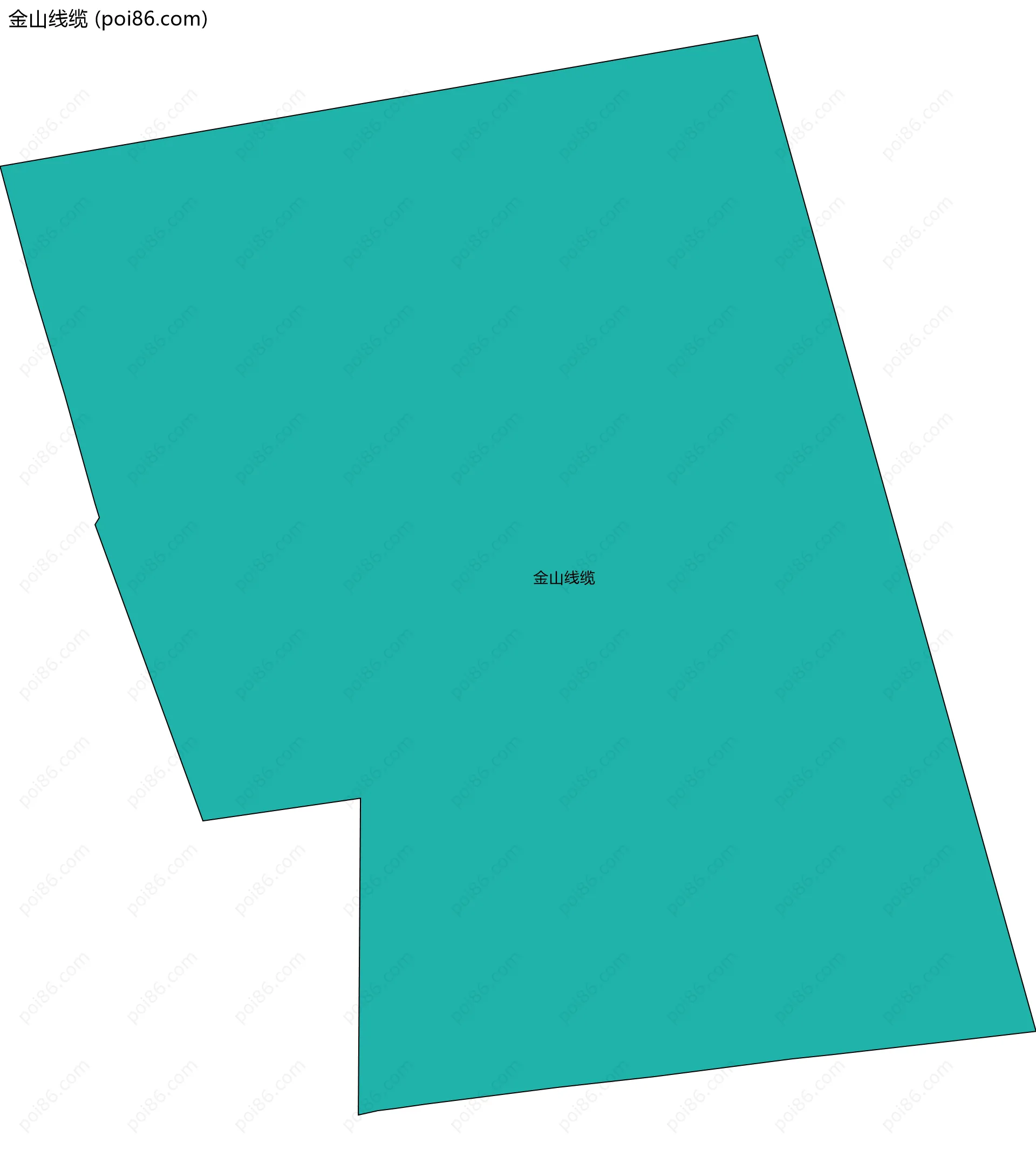 金山线缆边界地图