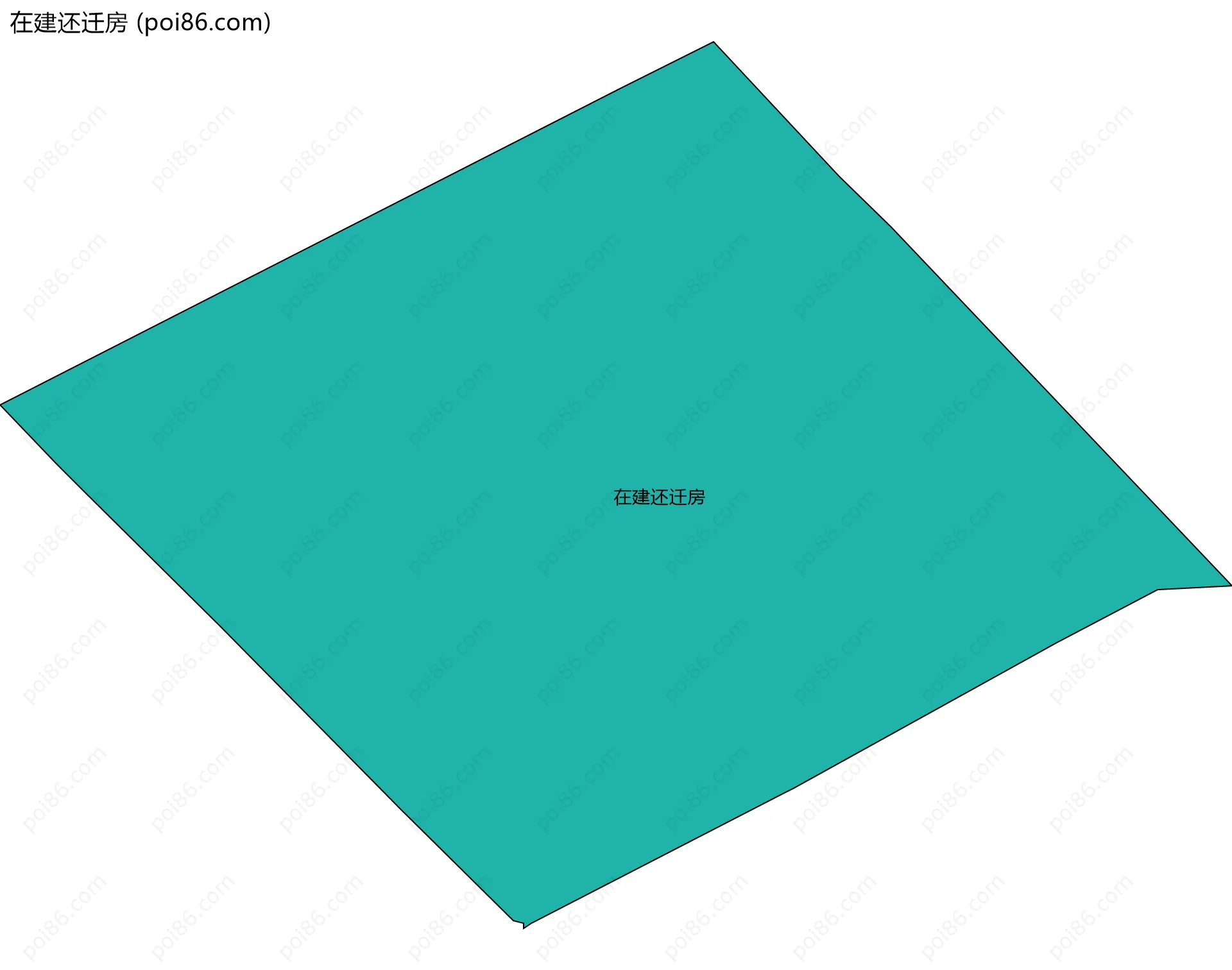 在建还迁房边界地图