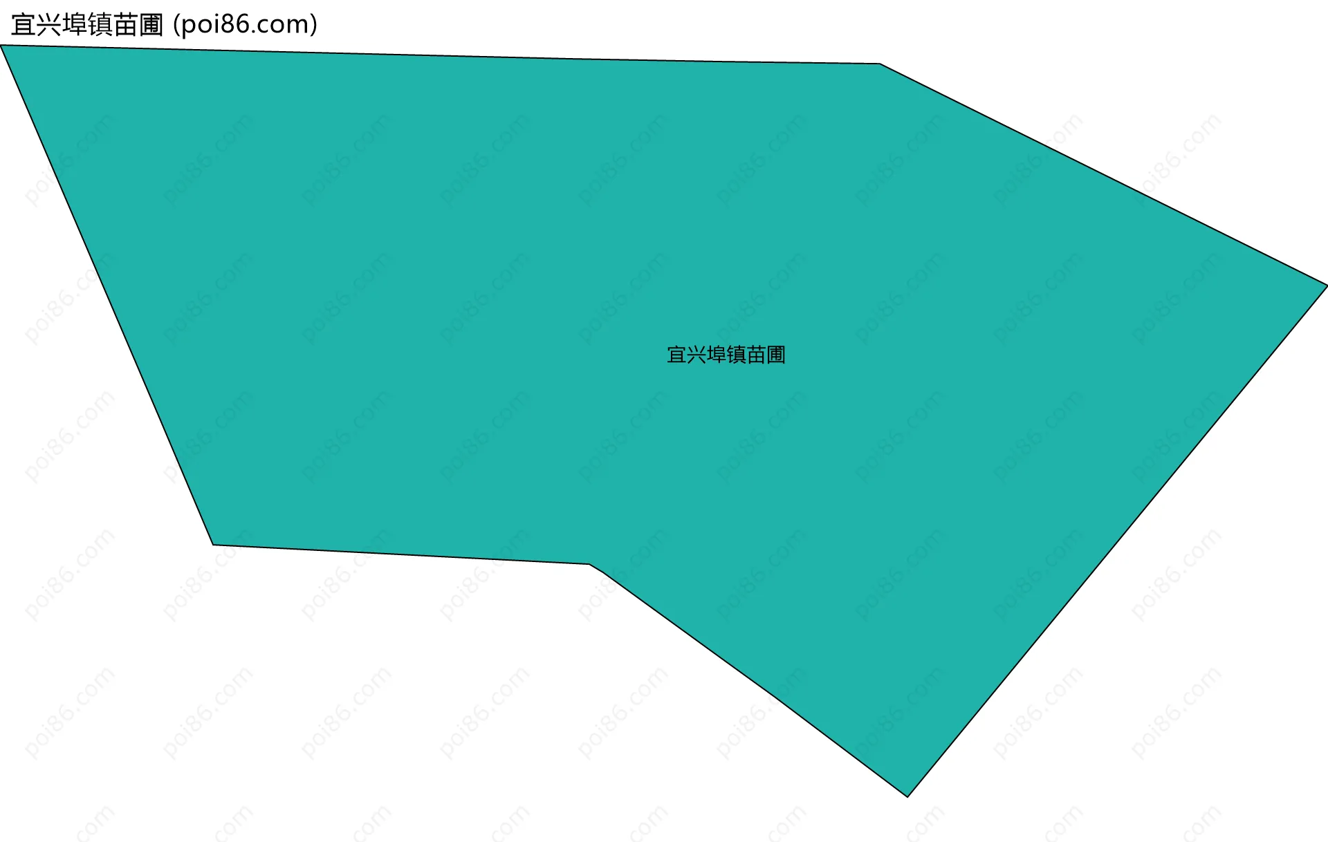 宜兴埠镇苗圃边界地图