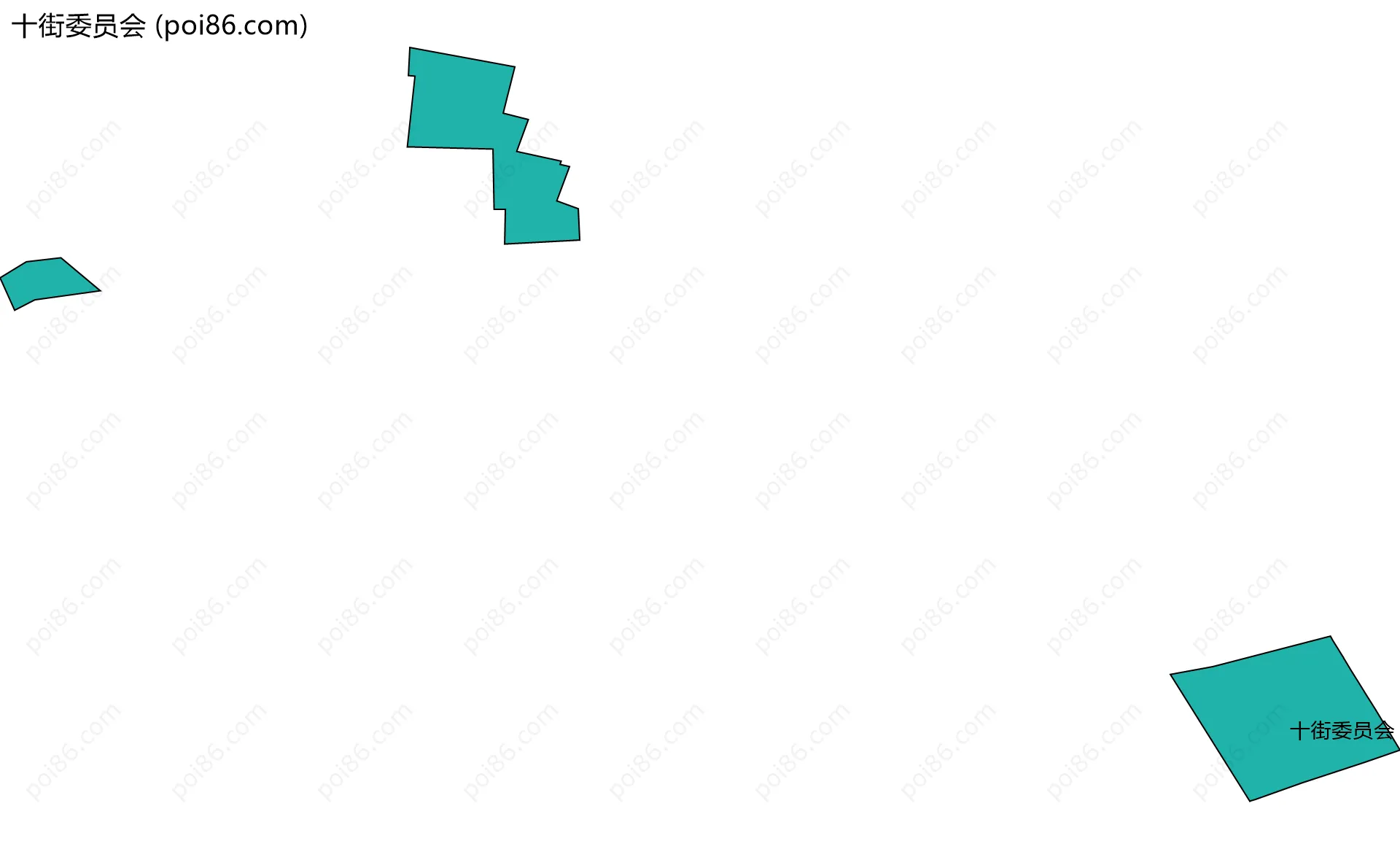 十街委员会边界地图