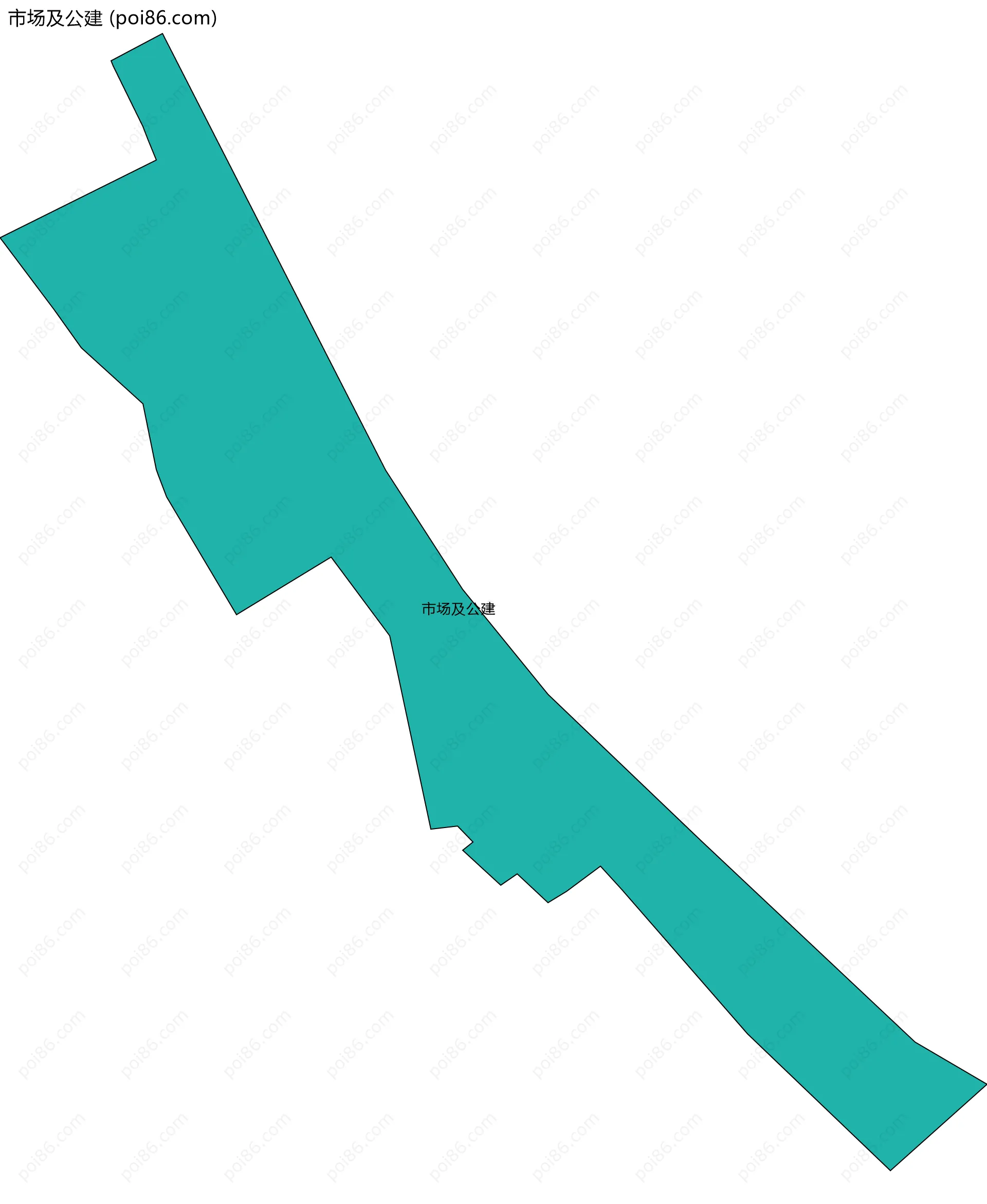 市场及公建边界地图