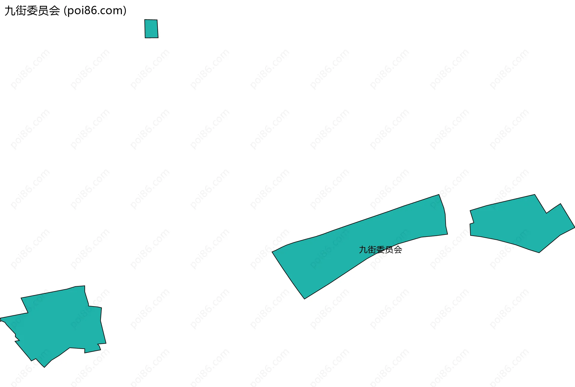 九街委员会边界地图